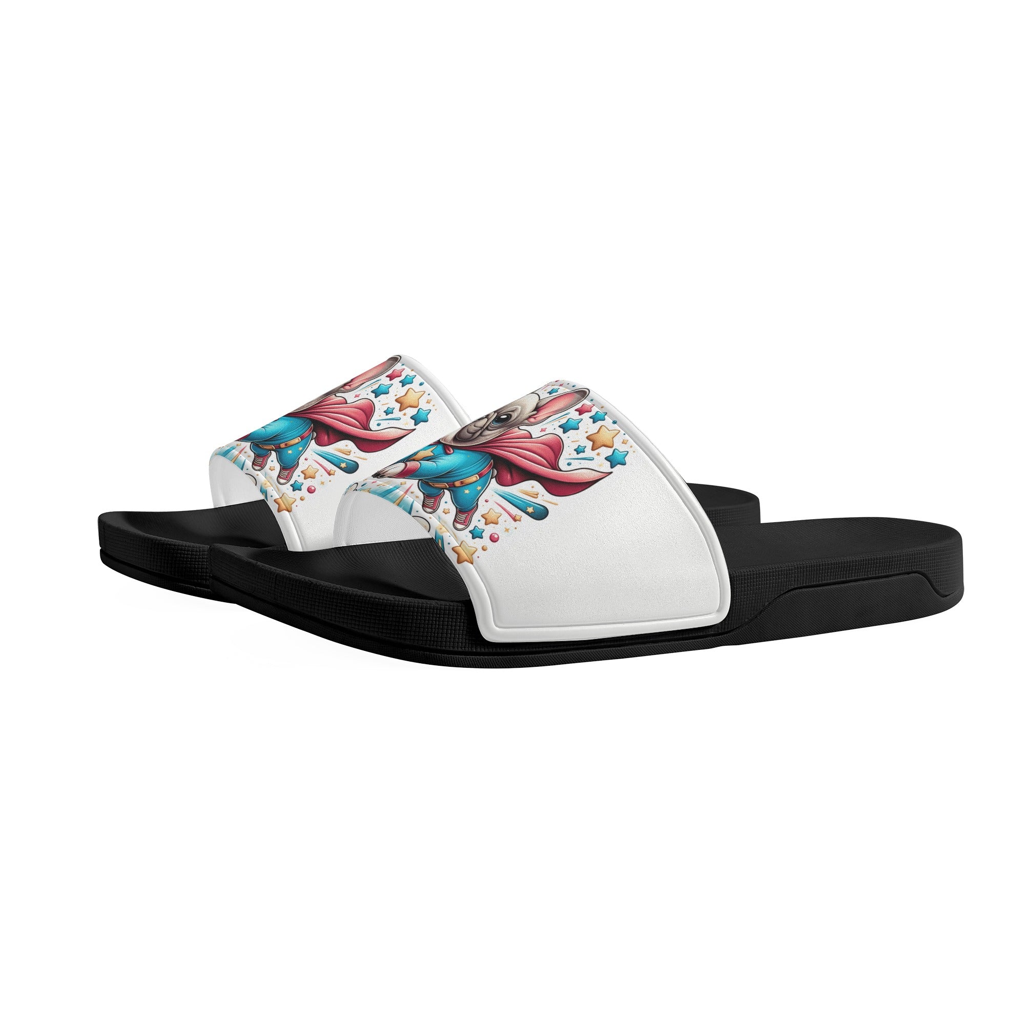 Bear French Bulldog Beach Sandals for Frenchie Enthusiasts-fadou