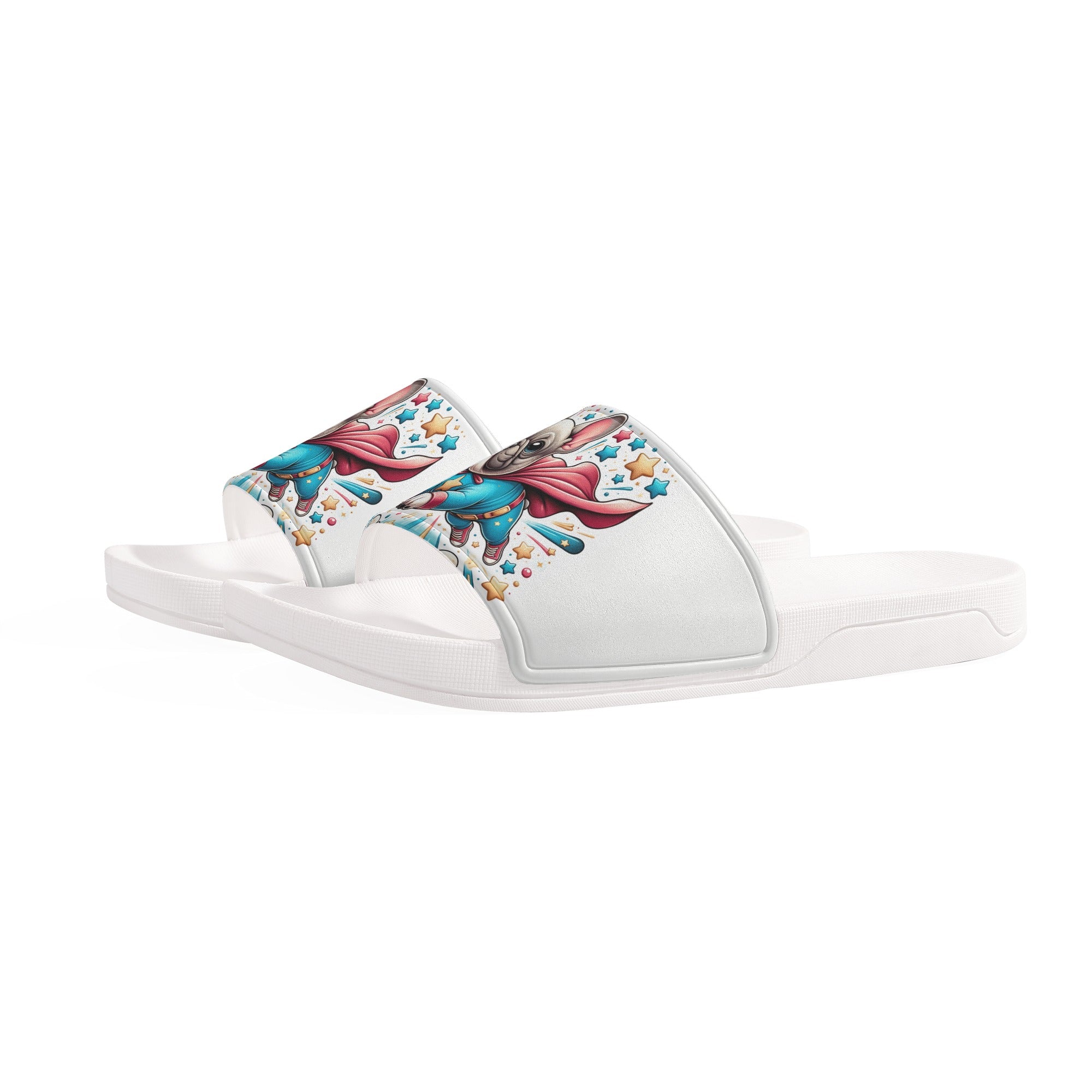 Bear French Bulldog Beach Sandals for Frenchie Enthusiasts-fadou