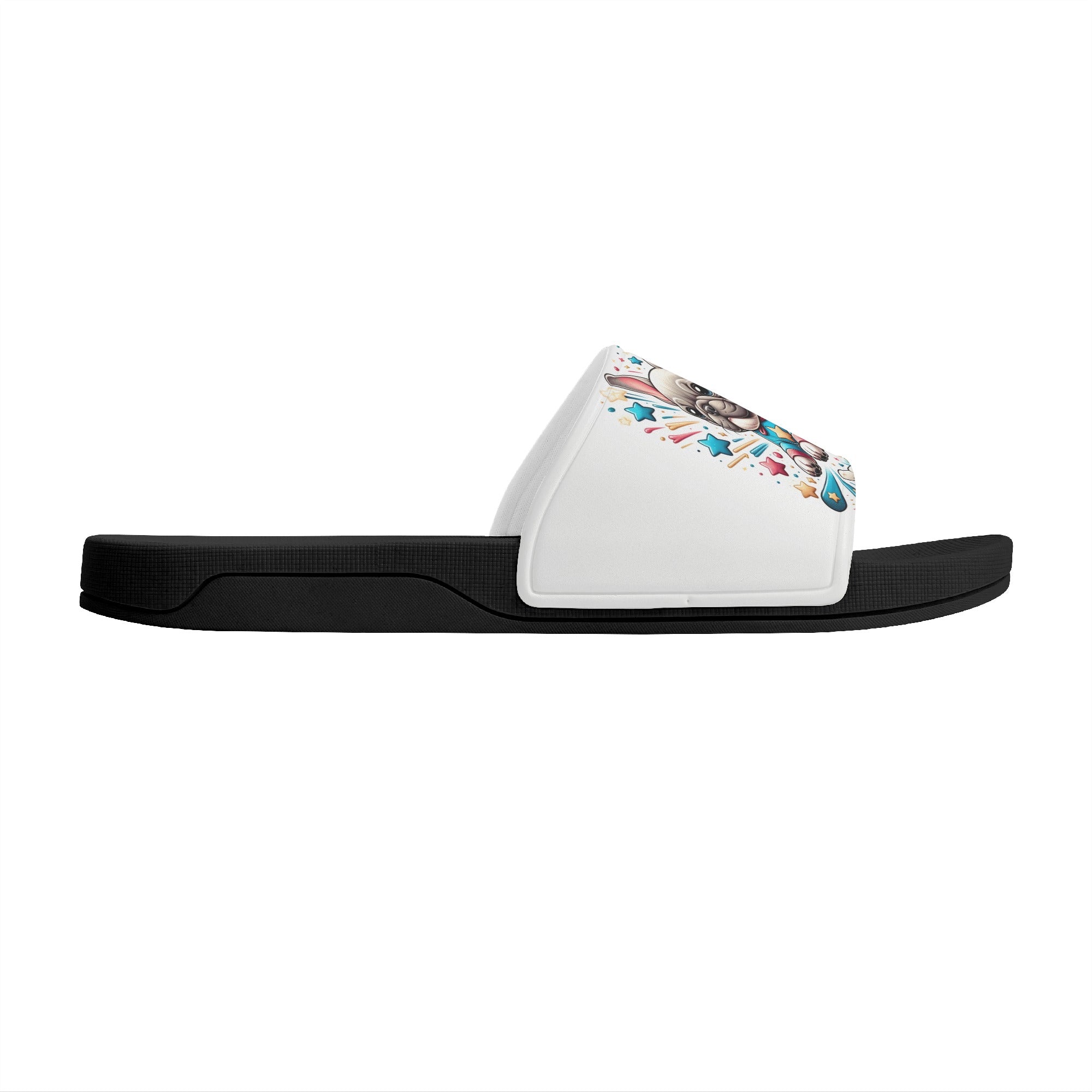 Bear French Bulldog Beach Sandals for Frenchie Enthusiasts-fadou