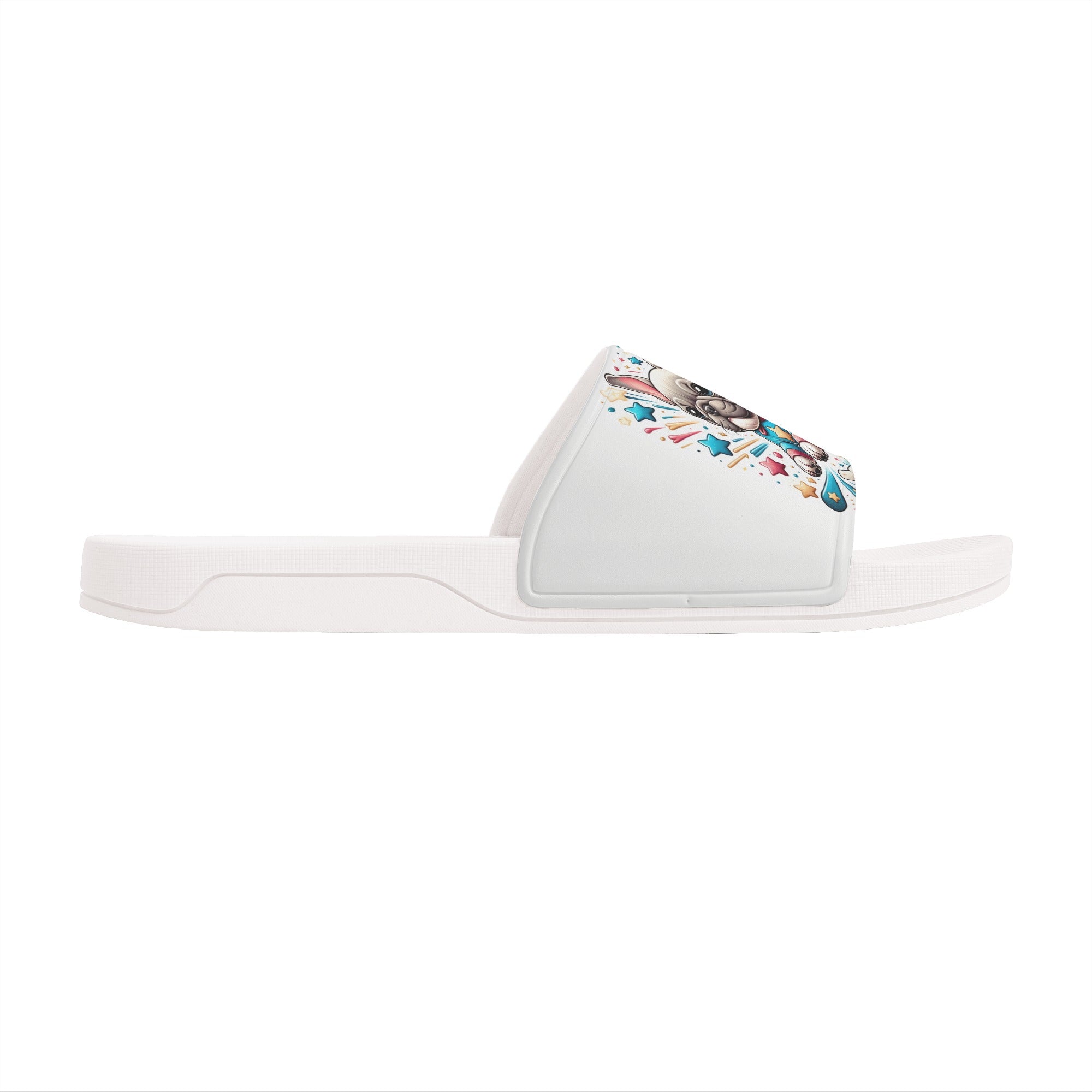 Bear French Bulldog Beach Sandals for Frenchie Enthusiasts-fadou