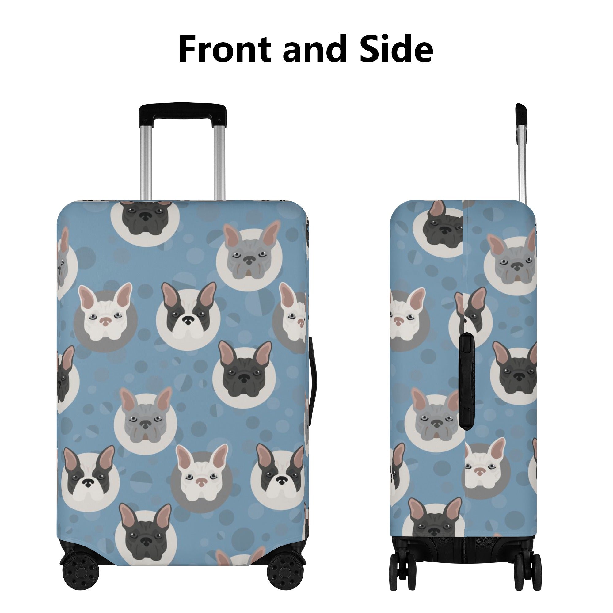 Gus - Luggage Cover for French Bulldog Owners and Fans for Frenchies-fadou