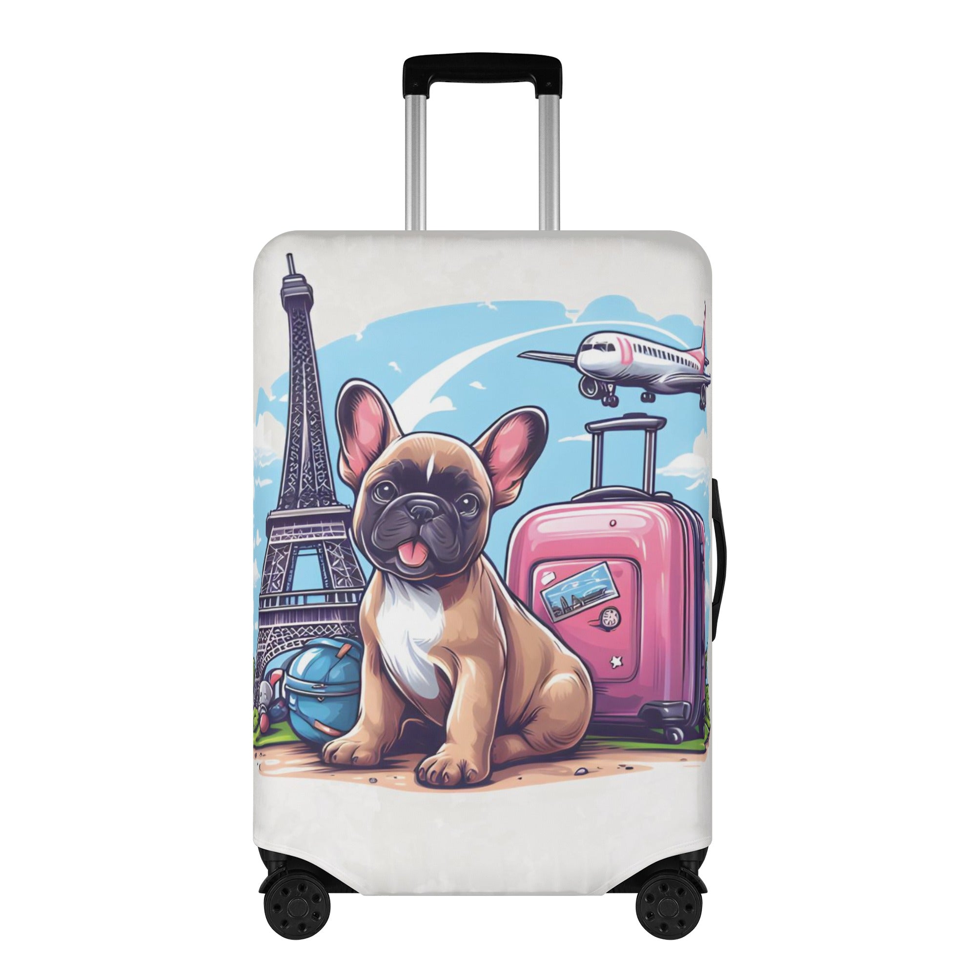 Enzo - Luggage Cover for French Bulldog Owners and Fans-fadou