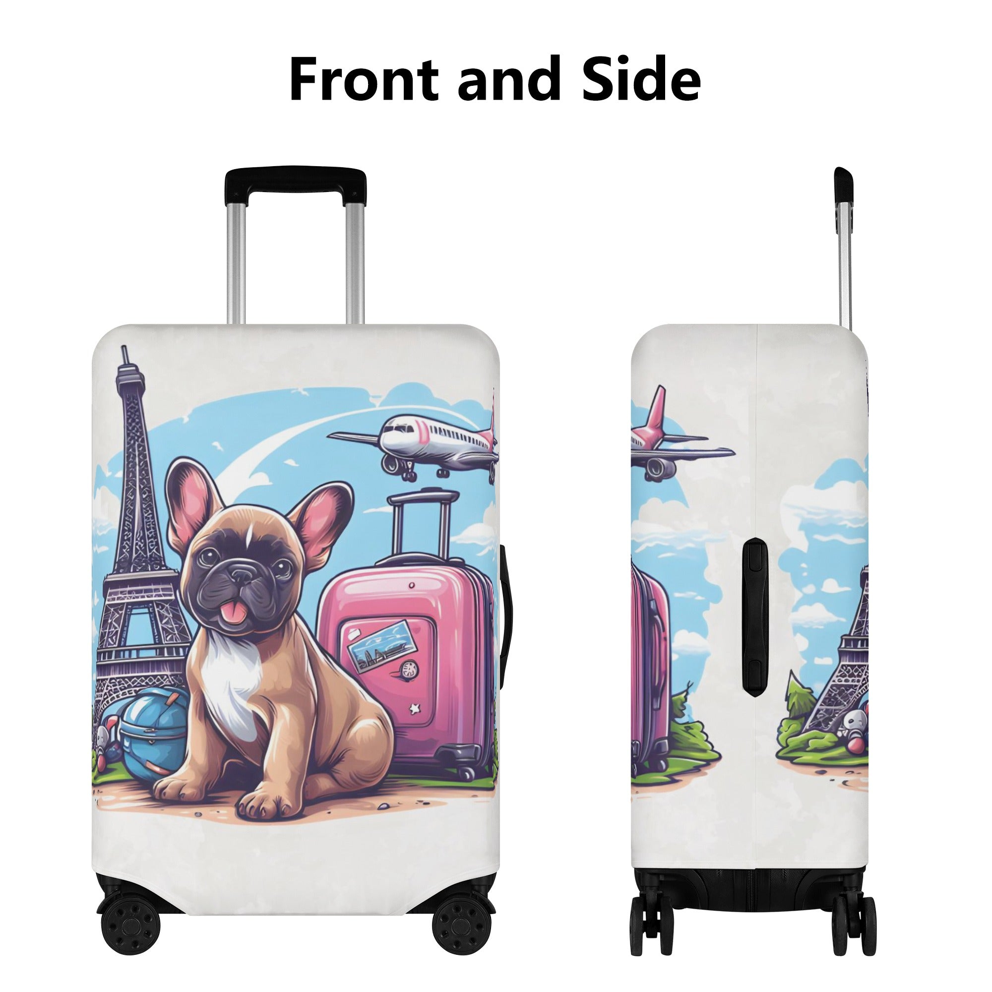 Enzo - Luggage Cover for French Bulldog Owners and Fans-fadou