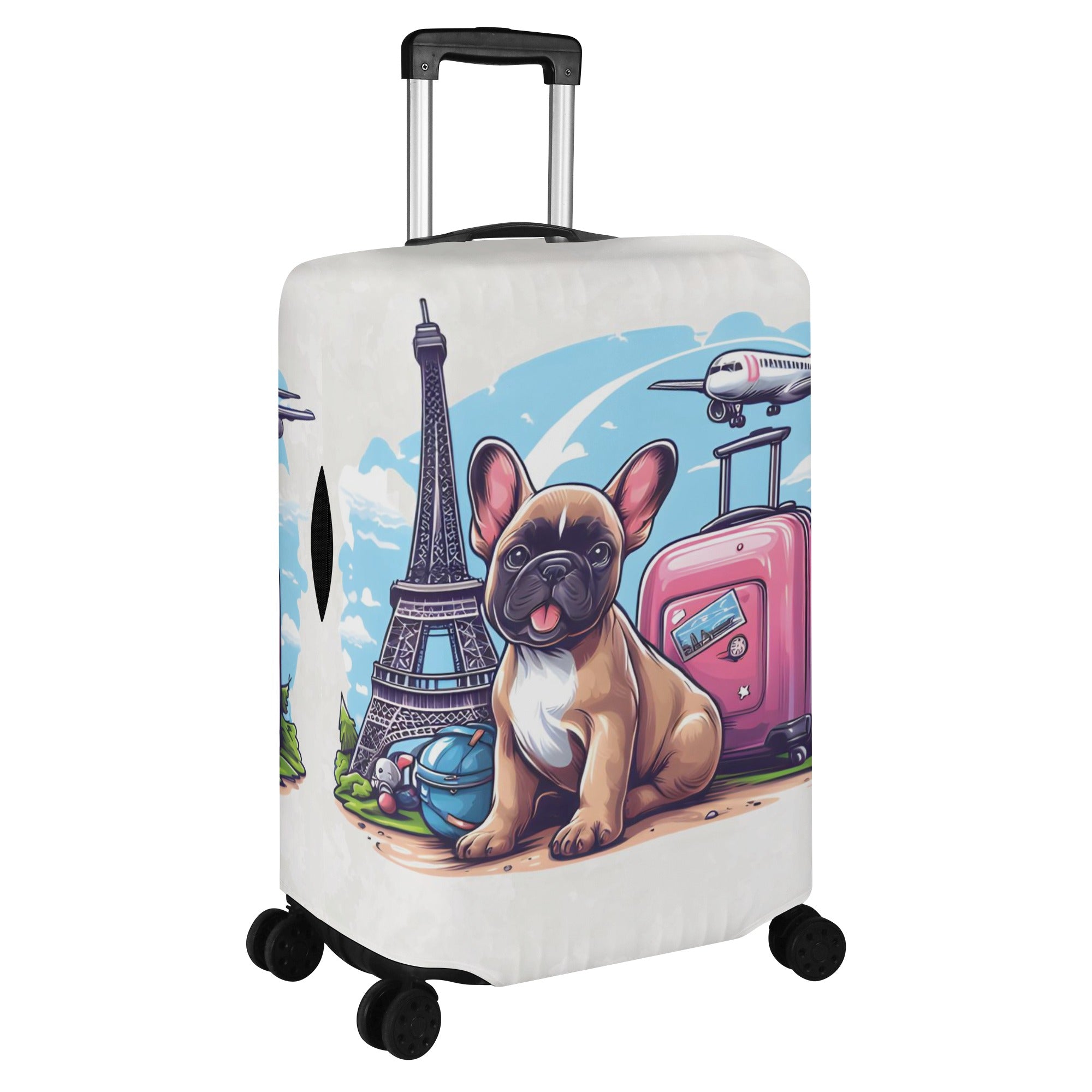 Enzo - Luggage Cover for French Bulldog Owners and Fans-fadou