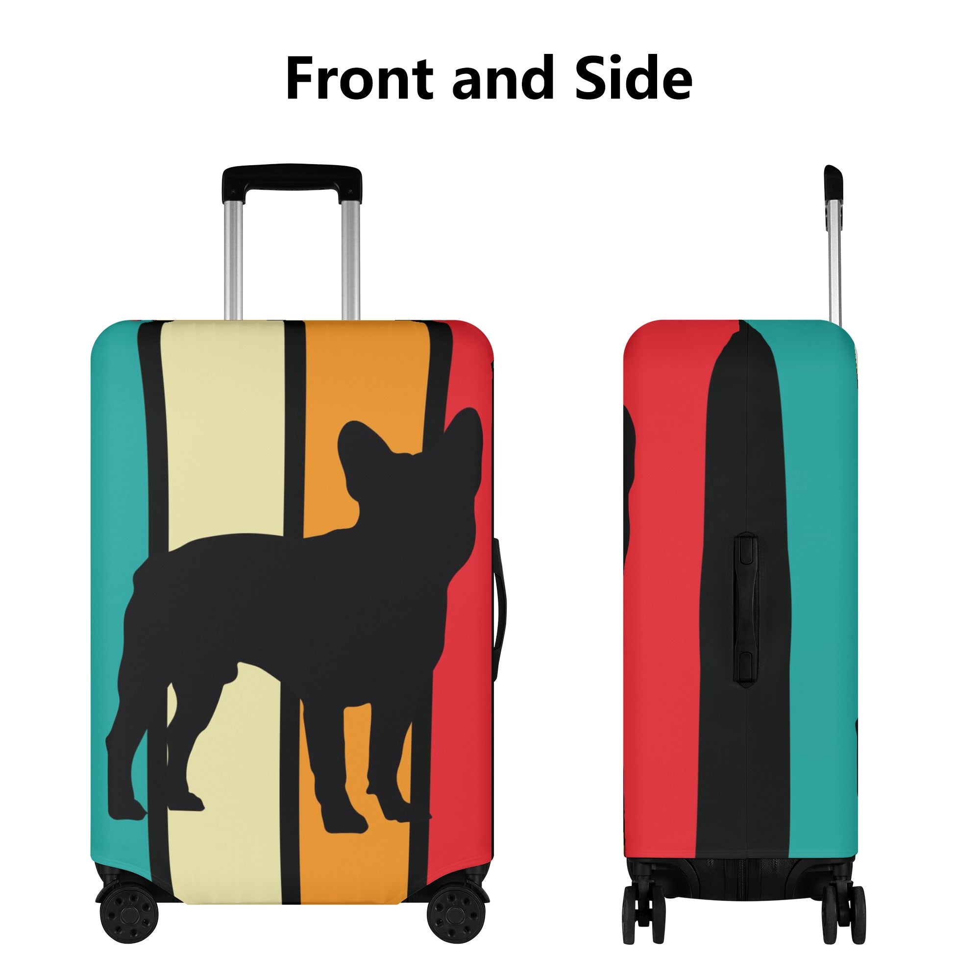 Pepe - Luggage Cover for French Bulldog Owners and Fans-fadou