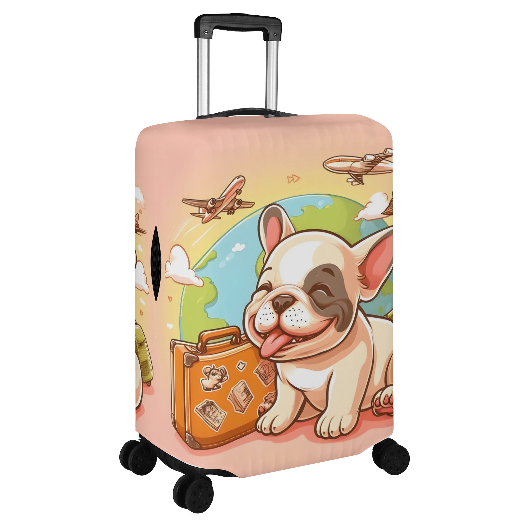 Finn - Luggage Cover for French Bulldog Owners and Fans-fadou