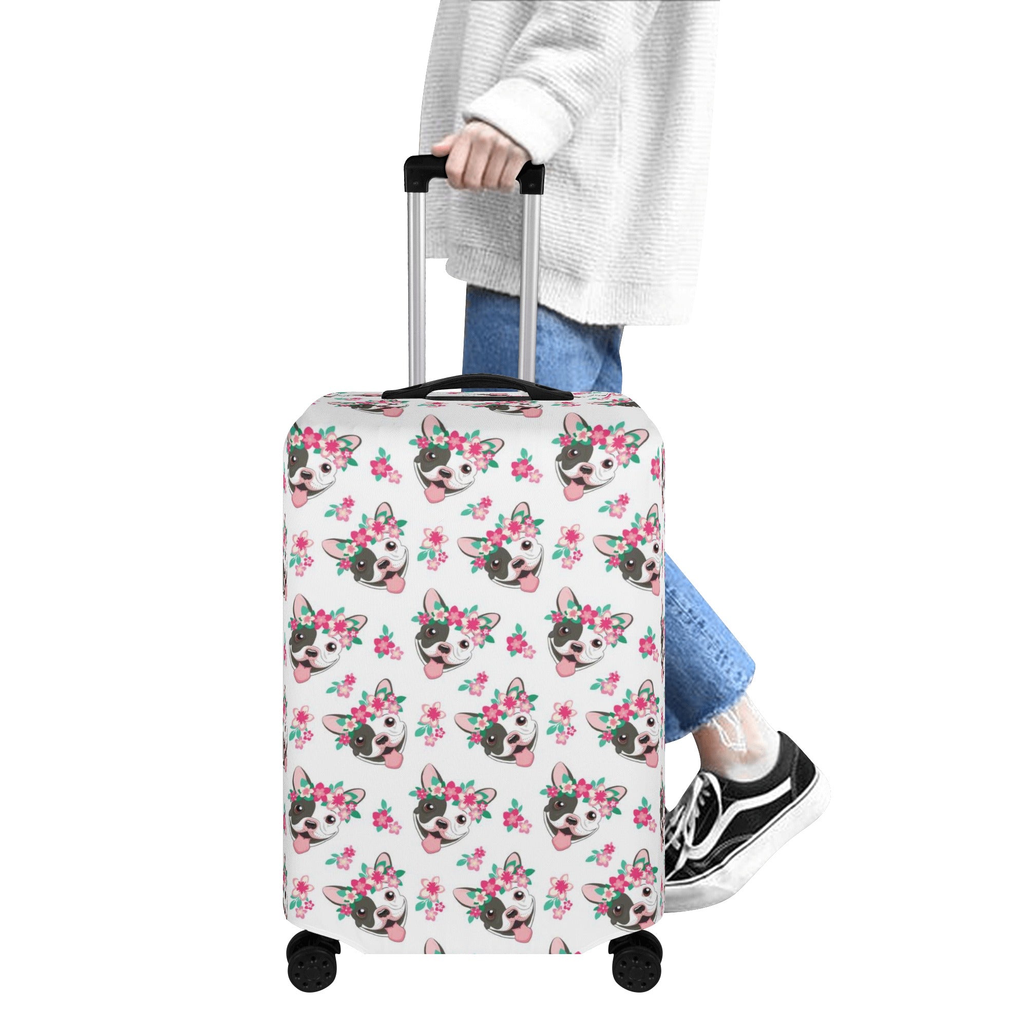 Rocco - Luggage Cover for French Bulldog Owners and Fans-fadou