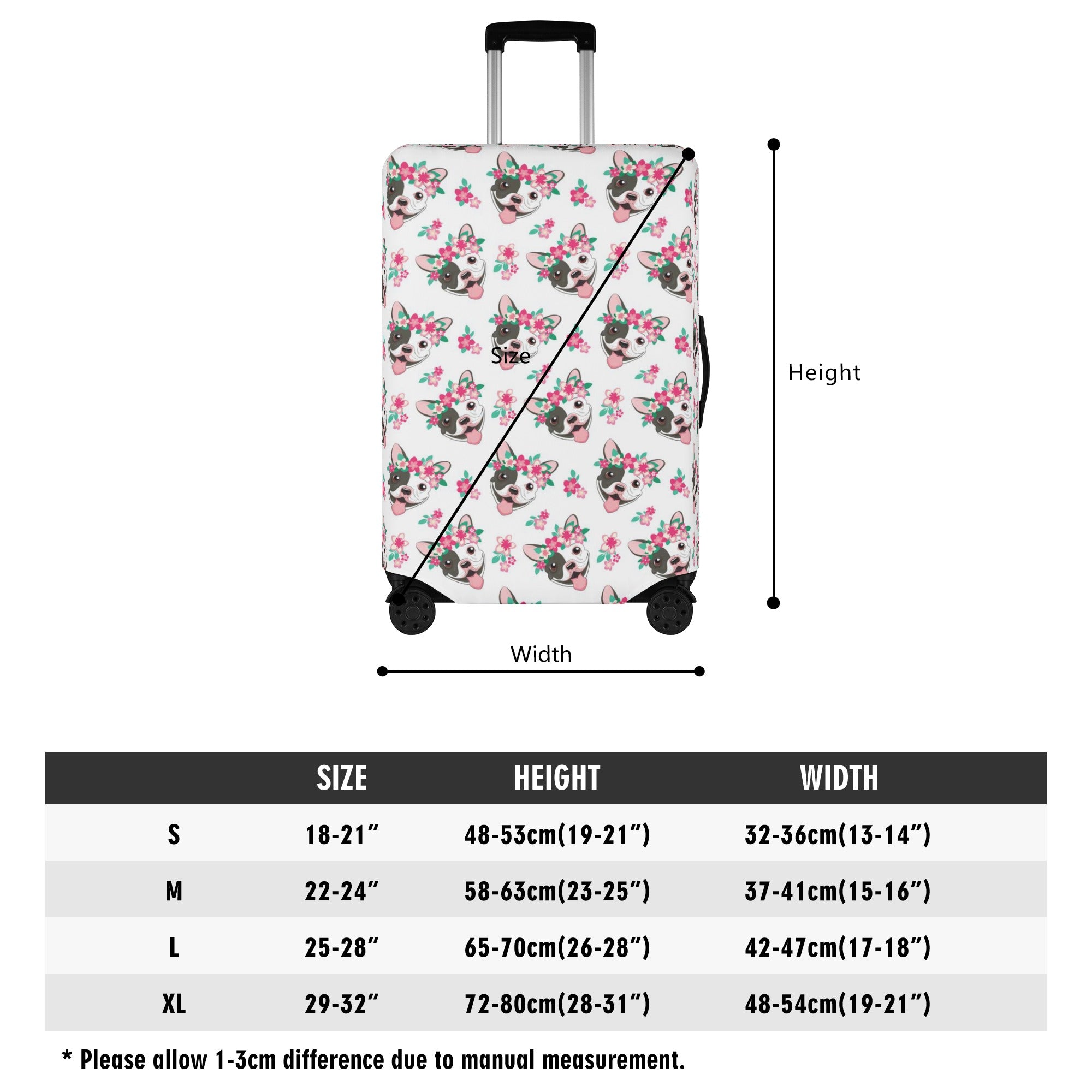 Rocco - Luggage Cover for French Bulldog Owners and Fans-fadou