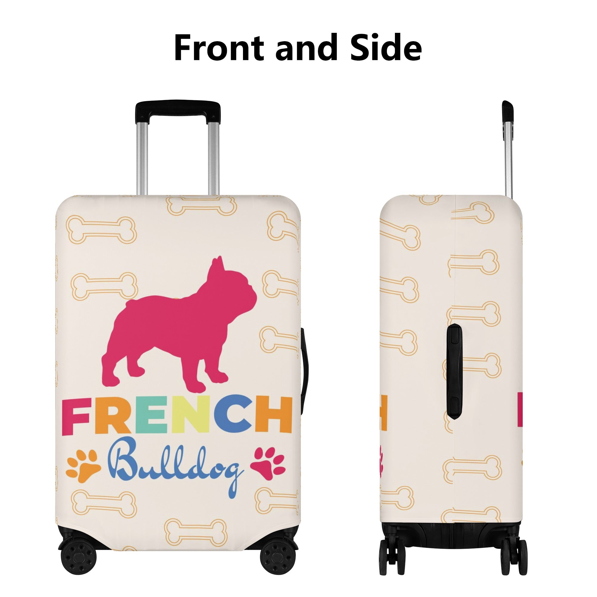 Spike - Luggage Cover for French Bulldog Owners and Fans-fadou