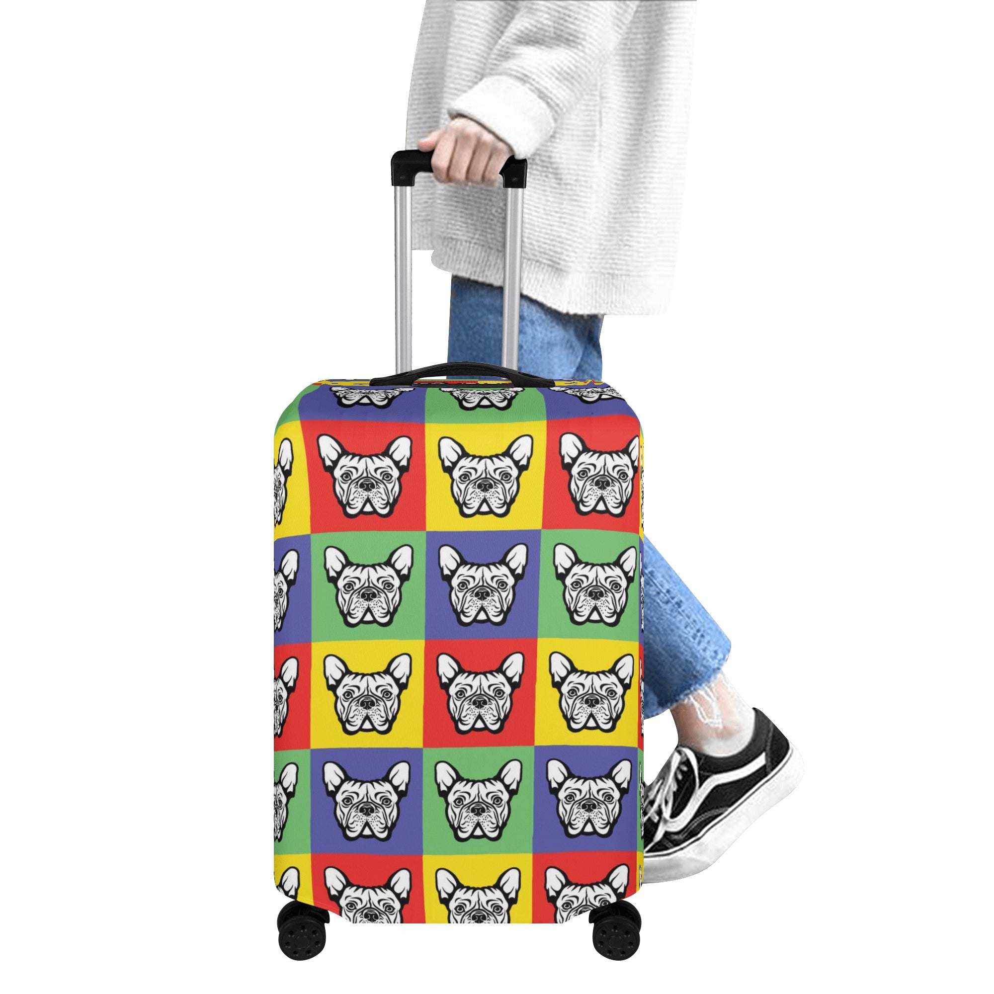 Kobe - Luggage Cover for French Bulldog Owners and Fans-fadou