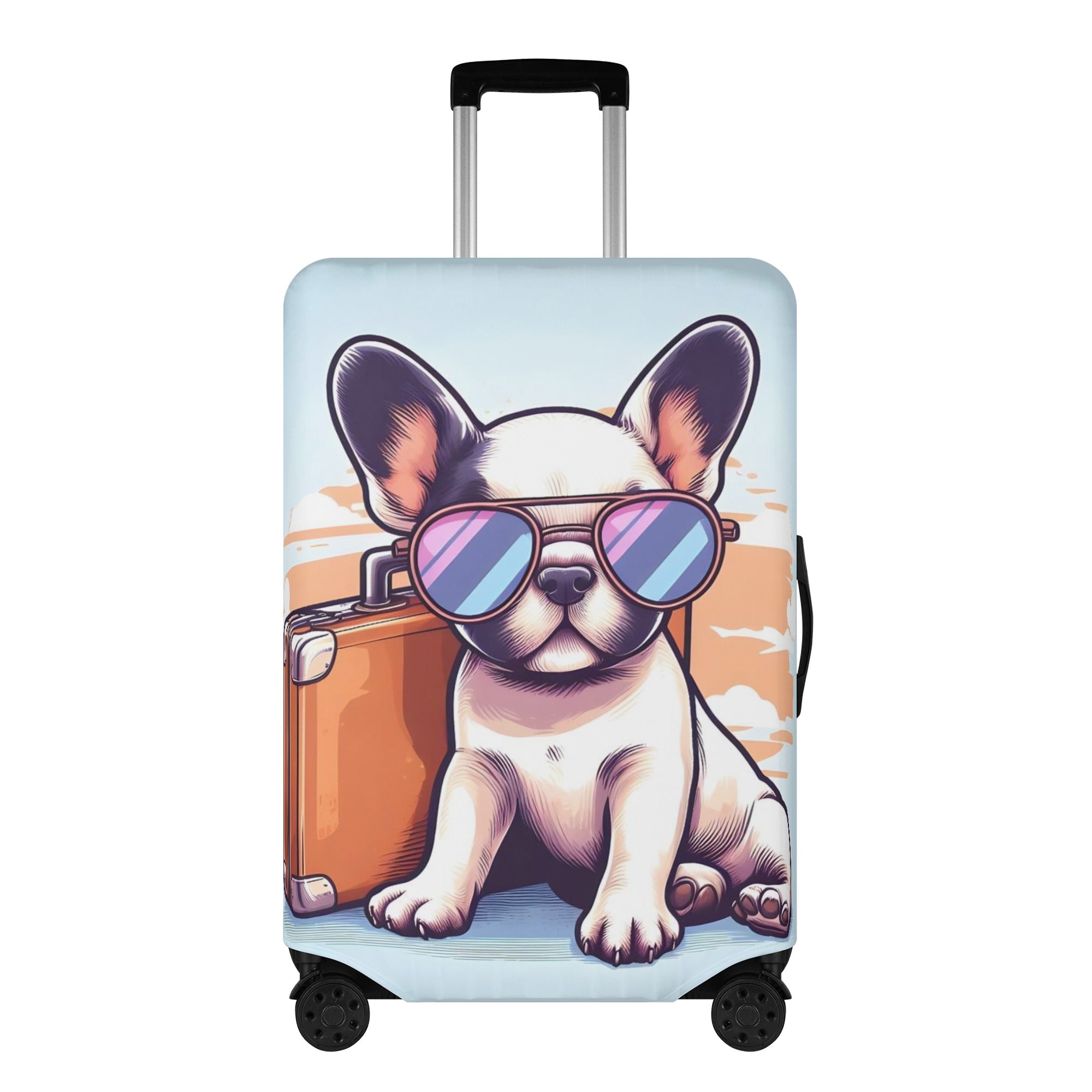 Bruce - Luggage Cover for French Bulldog Owners and Fans-fadou