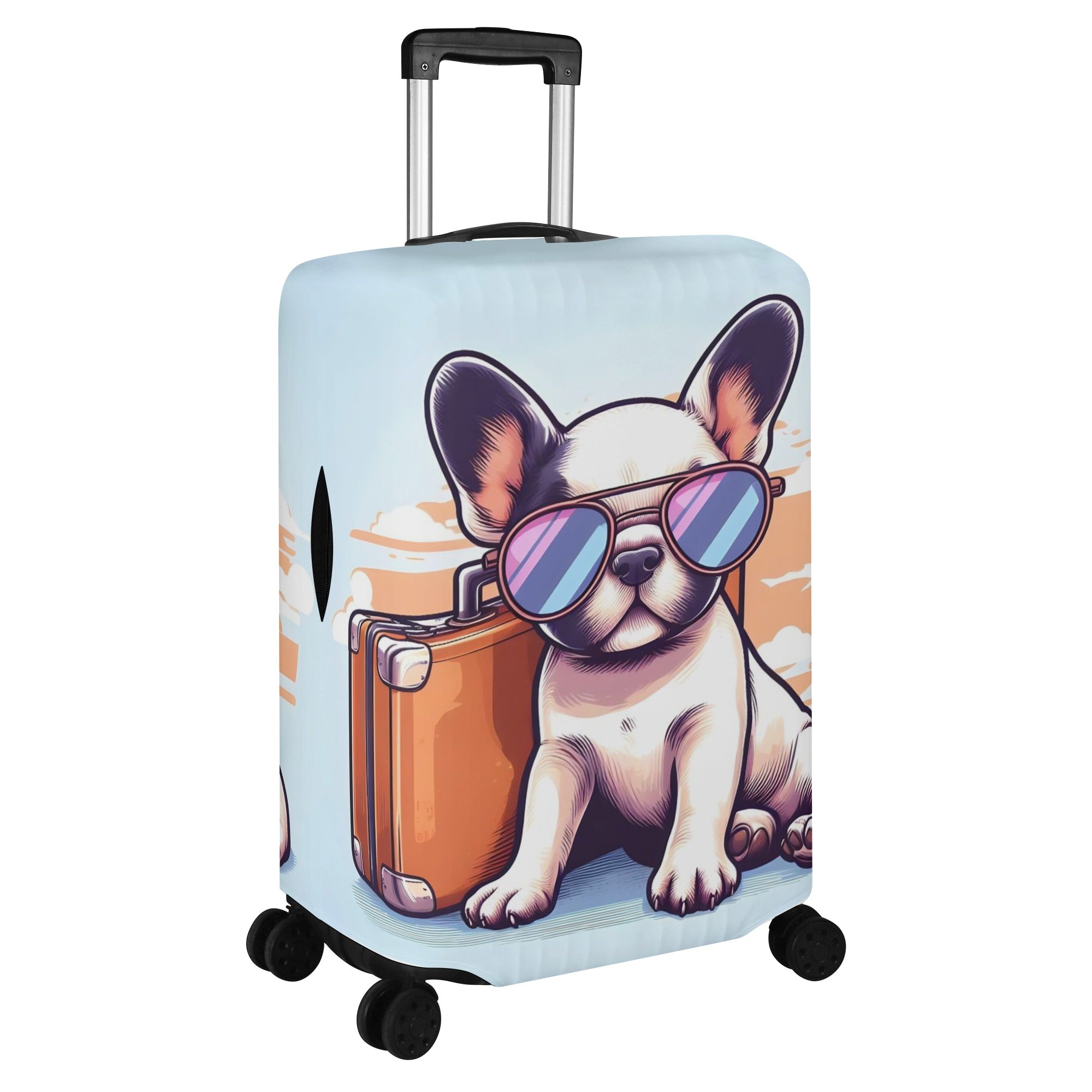 Bruce - Luggage Cover for French Bulldog Owners and Fans-fadou
