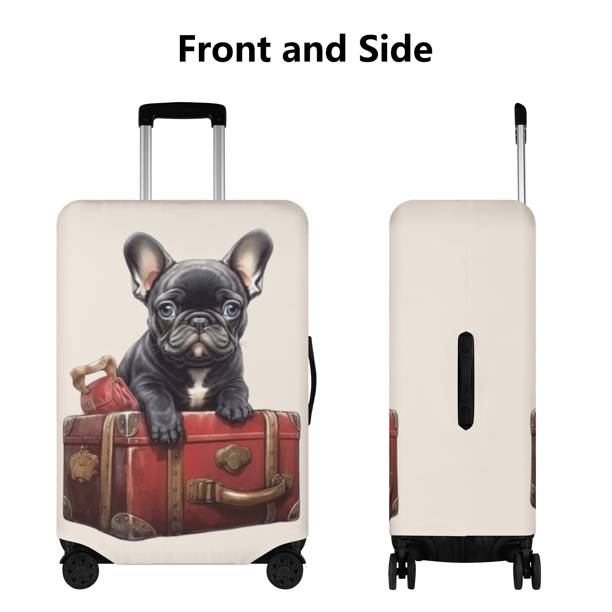 Oreo - Luggage Cover for French Bulldog Owners and Fans-fadou
