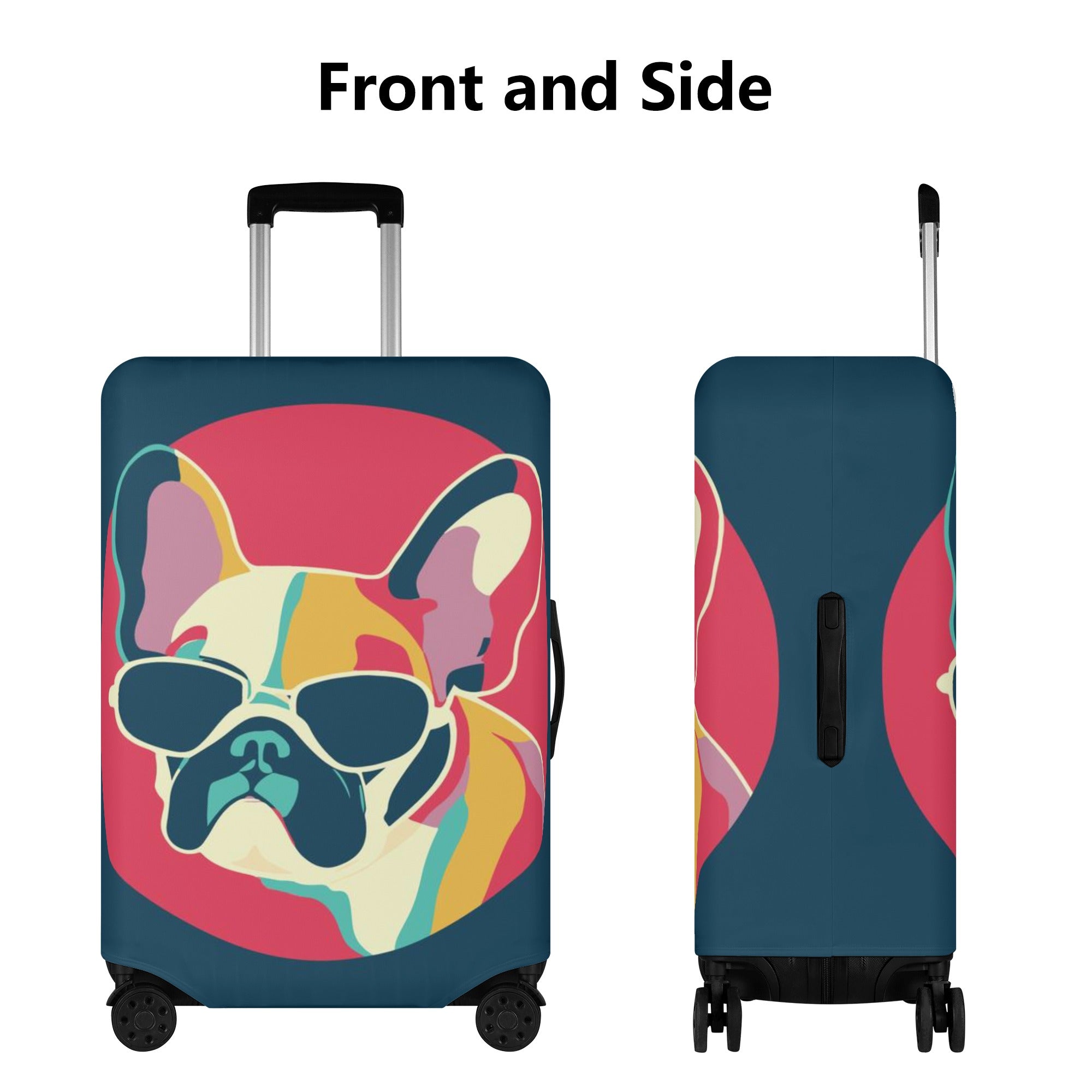 Prince - Luggage Cover for French Bulldog Owners and Fans-fadou