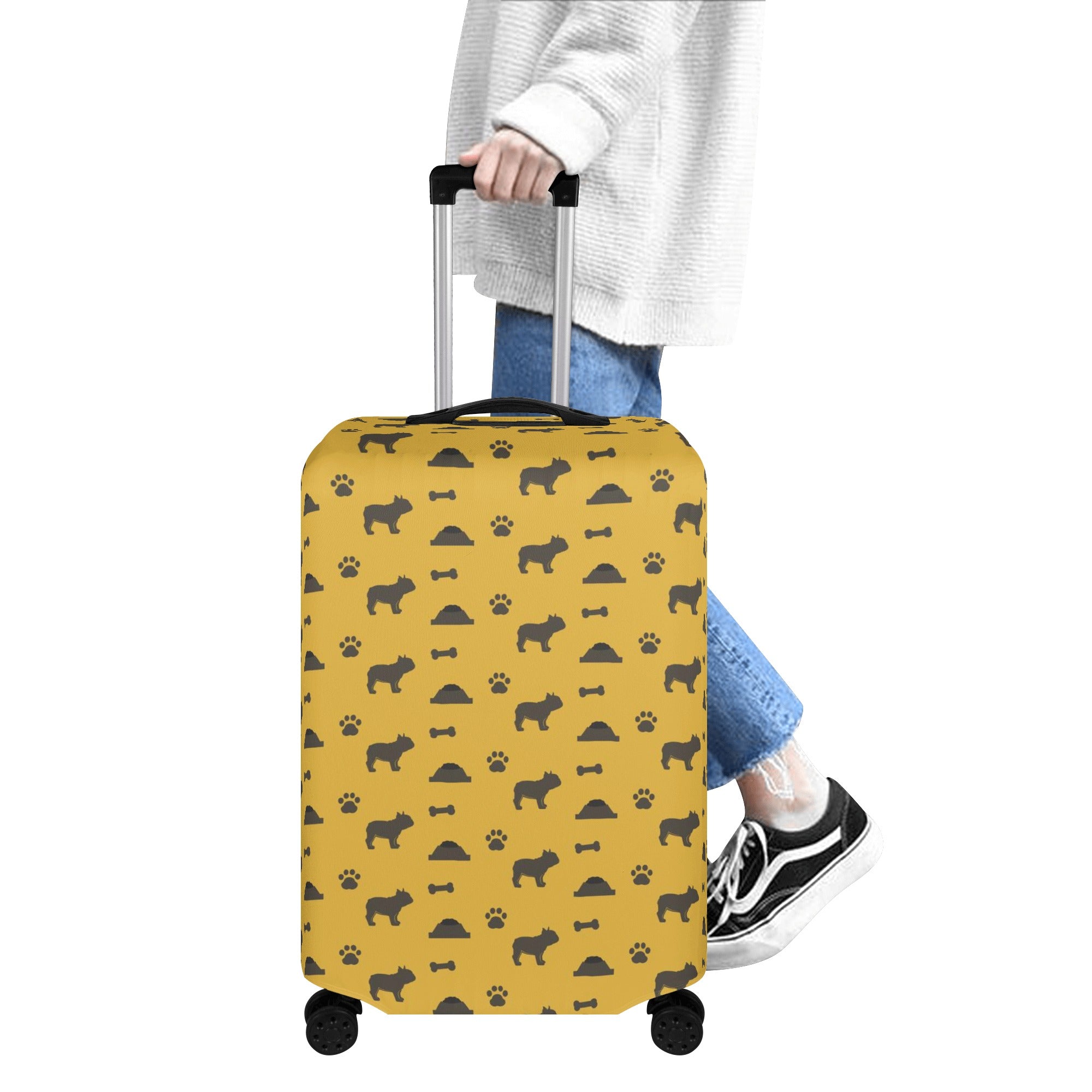 Lulu - Luggage Cover for French Bulldog Owners and Fans-fadou