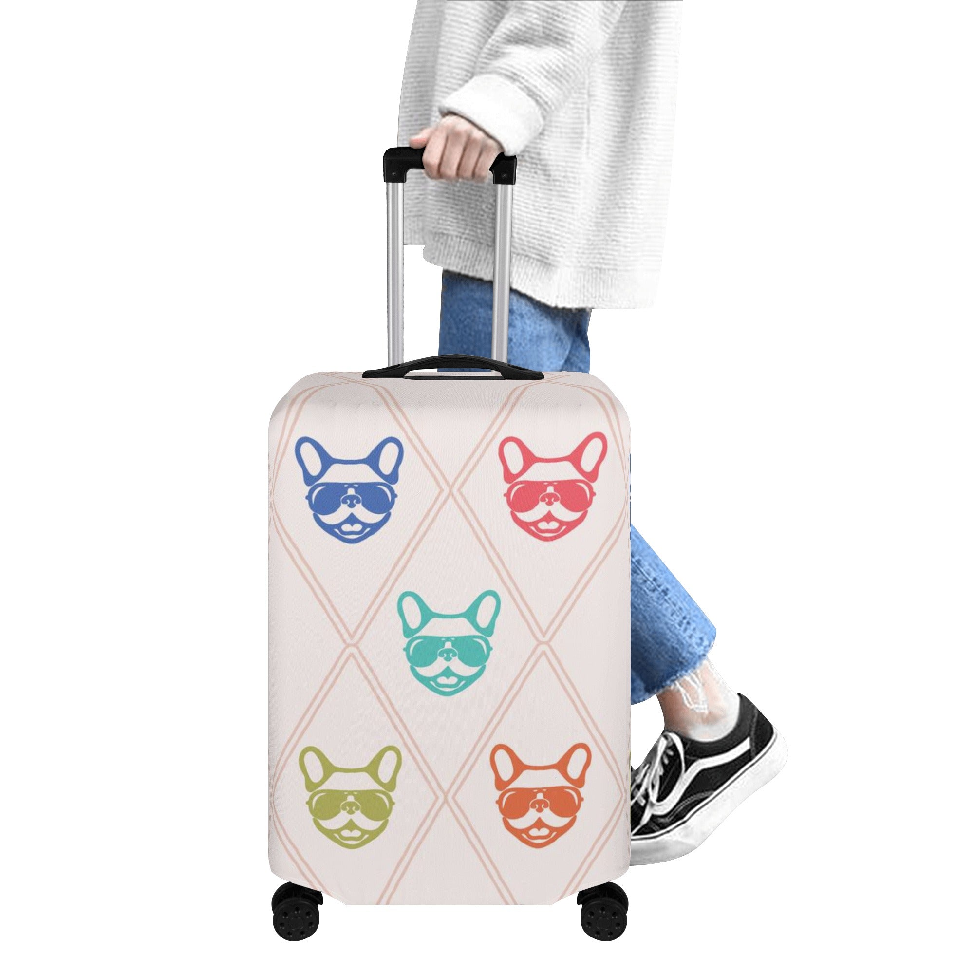 Chloe - Luggage Cover for French Bulldog Owners and Fans-fadou