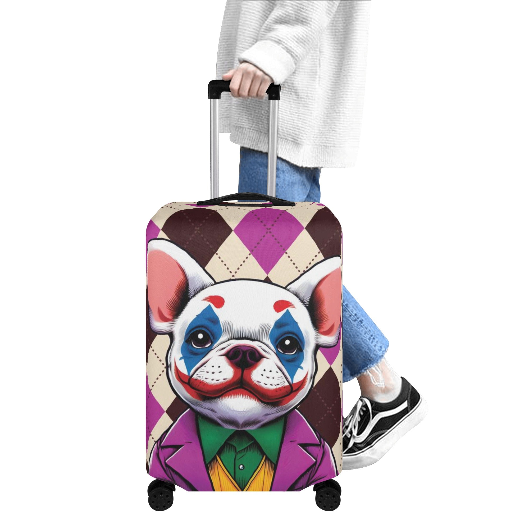 Jax - Luggage Cover for French Bulldog Owners and Fans for Frenchies-fadou