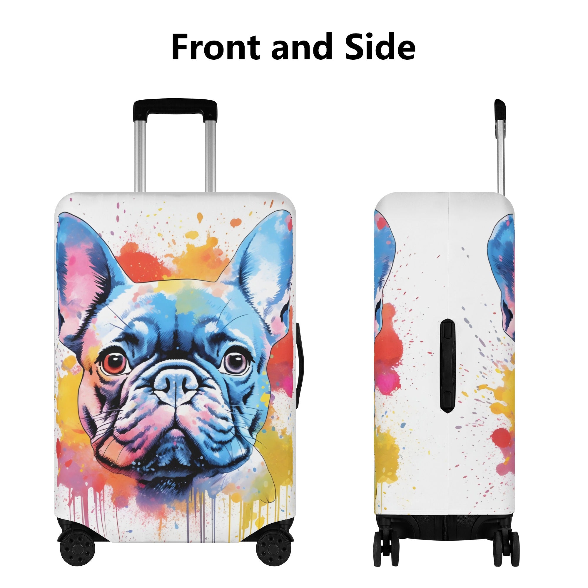 Hugo - Luggage Cover for French Bulldog Owners and Fans-fadou