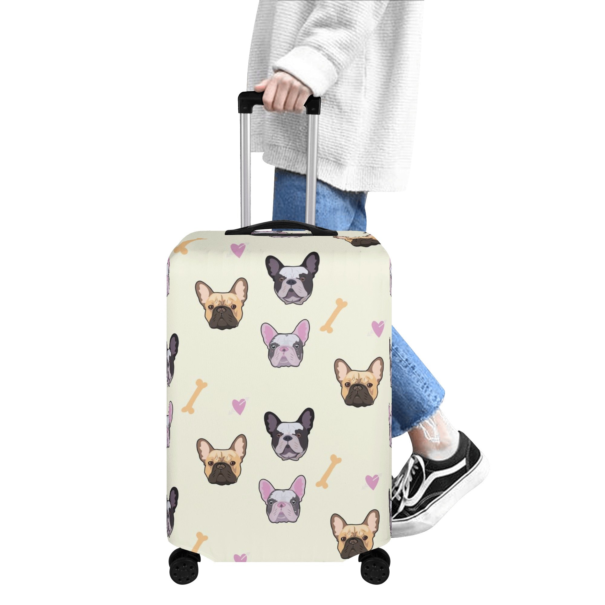 Otis - Luggage Cover for French Bulldog Owners and Fans-fadou
