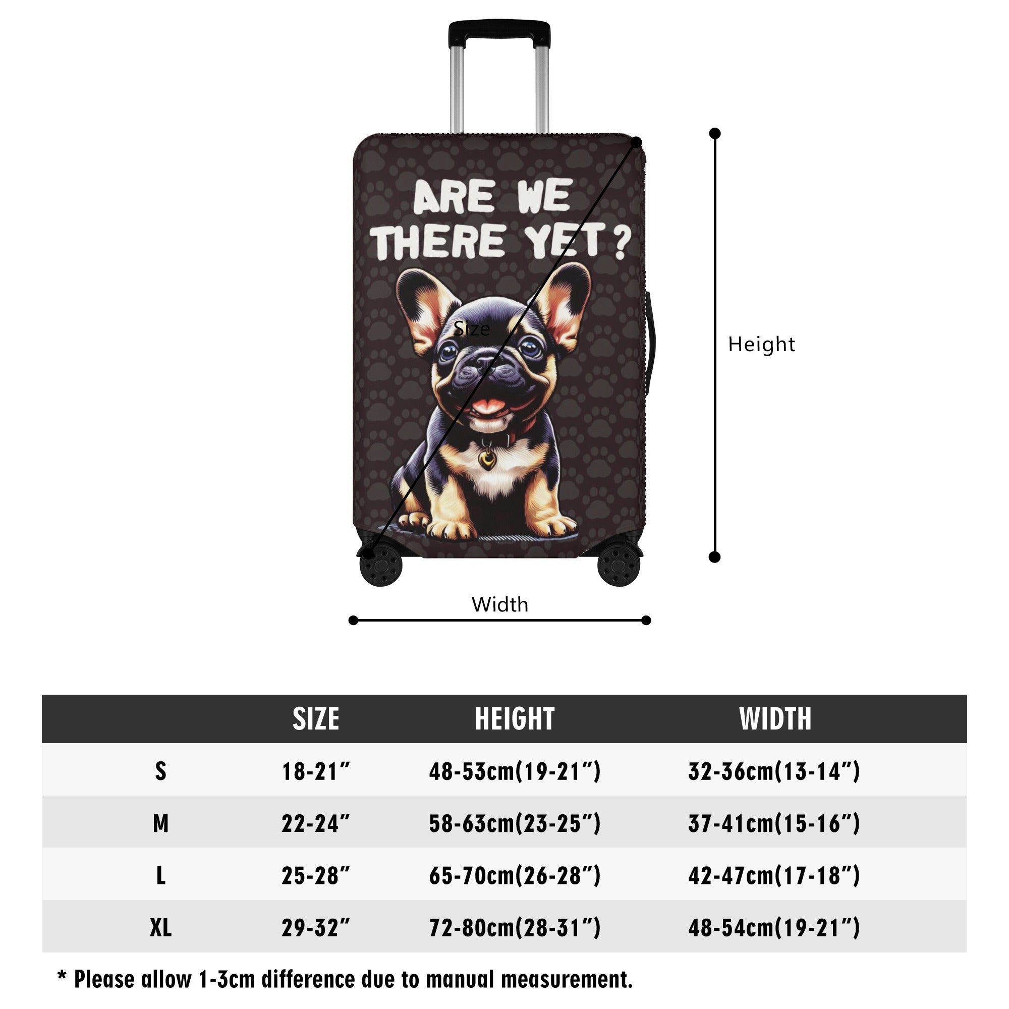 Dior - Luggage Cover for French Bulldog Owners and Fans-fadou