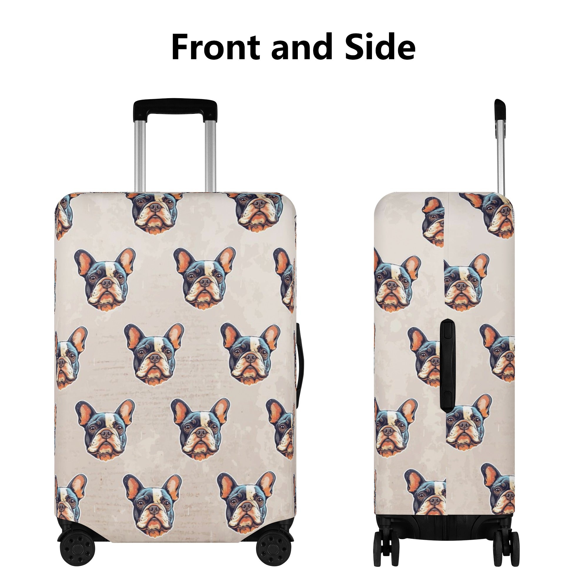 Louis - Luggage Cover for French Bulldog Owners and Fans-fadou