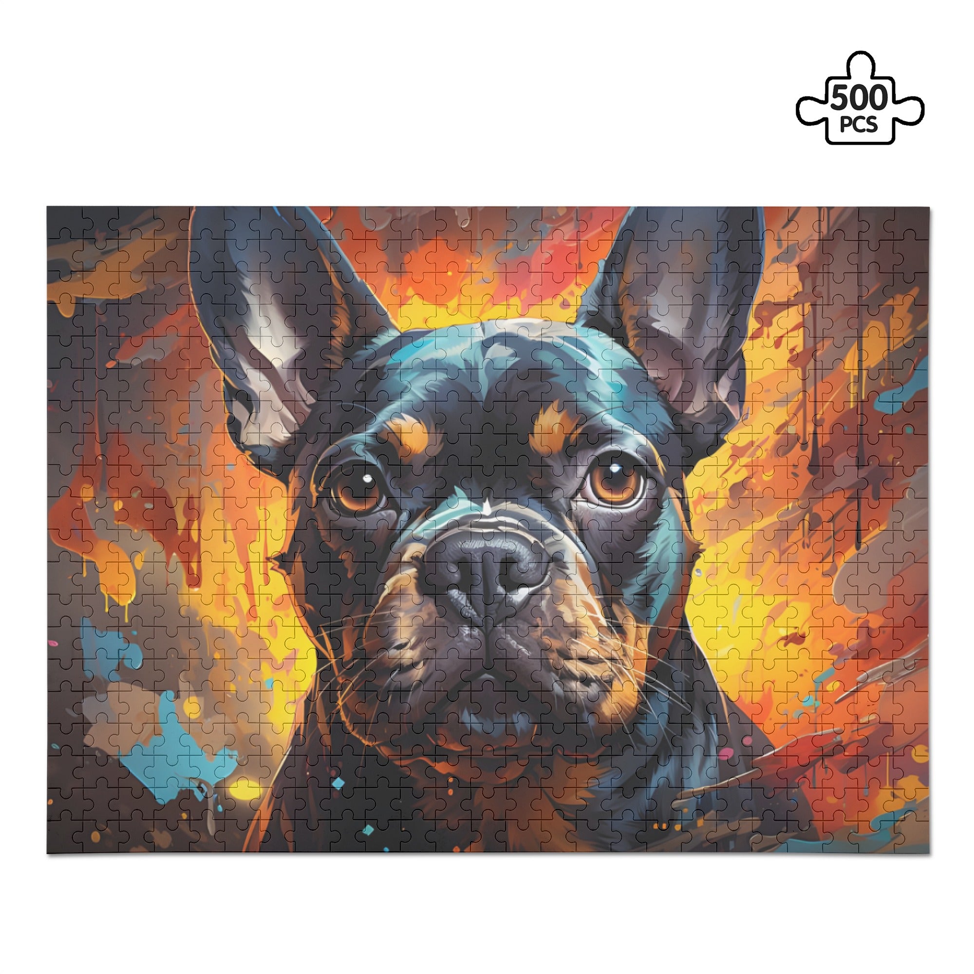 Jean - Puzzle for French Bulldog Owners and Fans for Frenchies-fadou