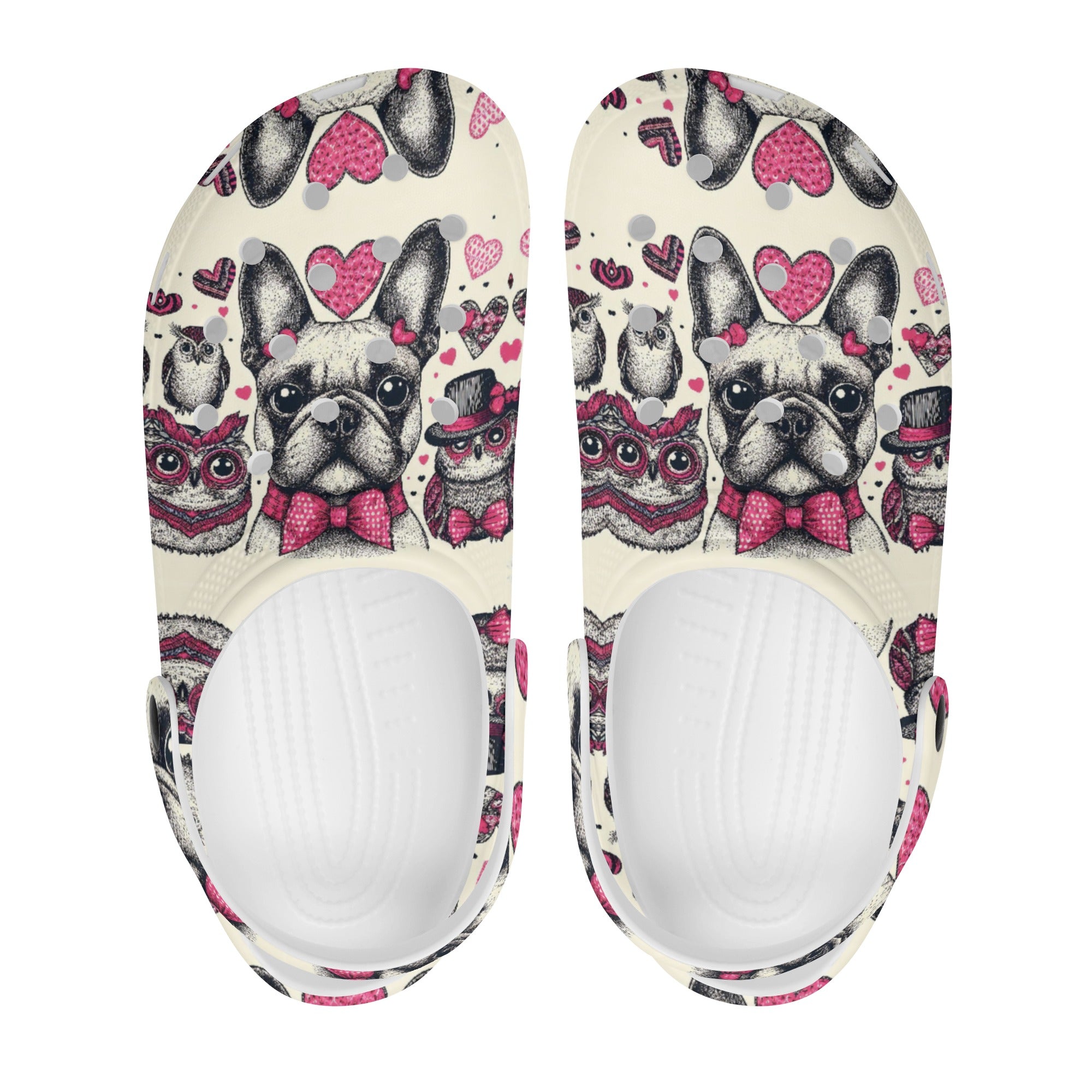 Kona - Unisex Clogs for French Bulldog Owners and Fans for Frenchies-fadou