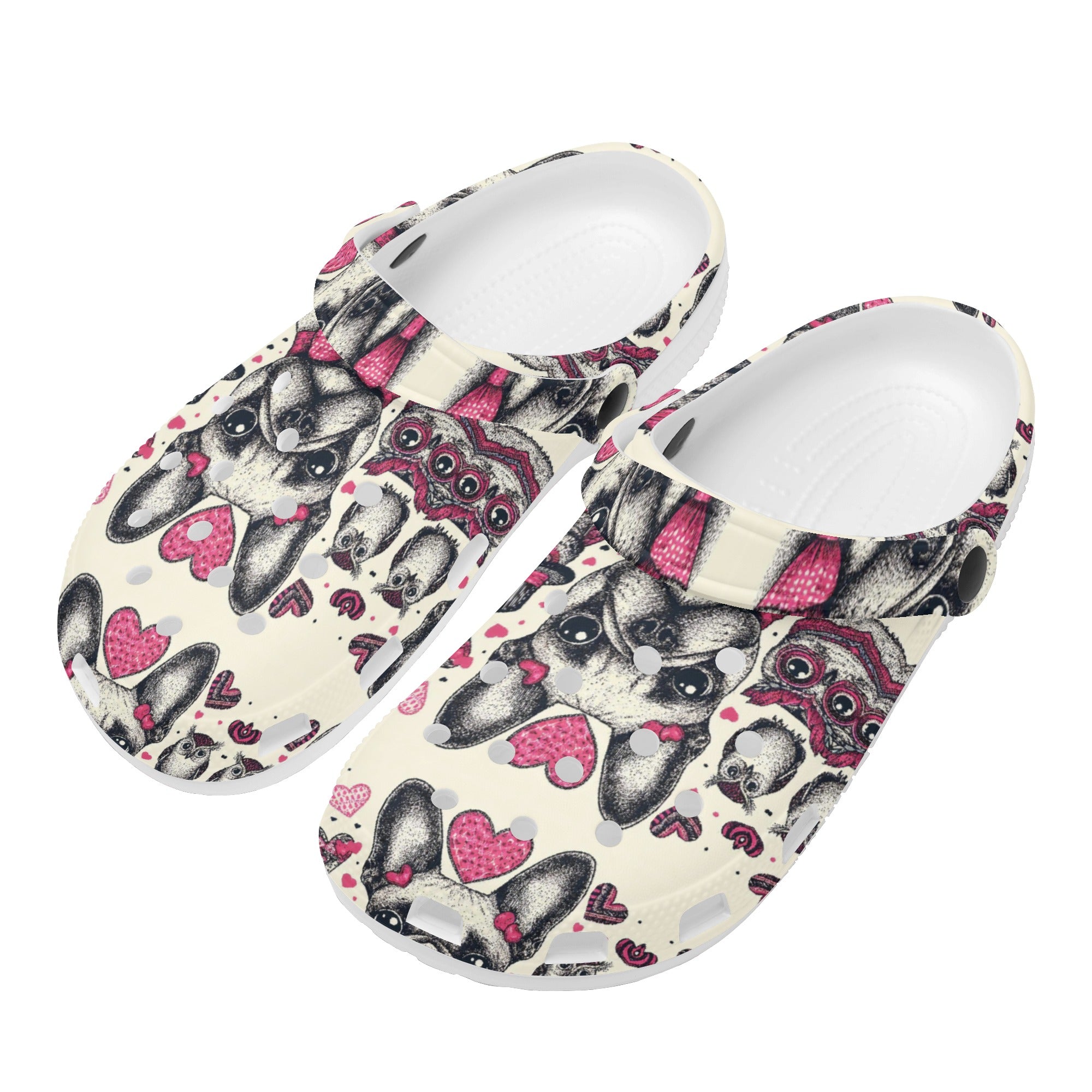 Kona - Unisex Clogs for French Bulldog Owners and Fans for Frenchies-fadou