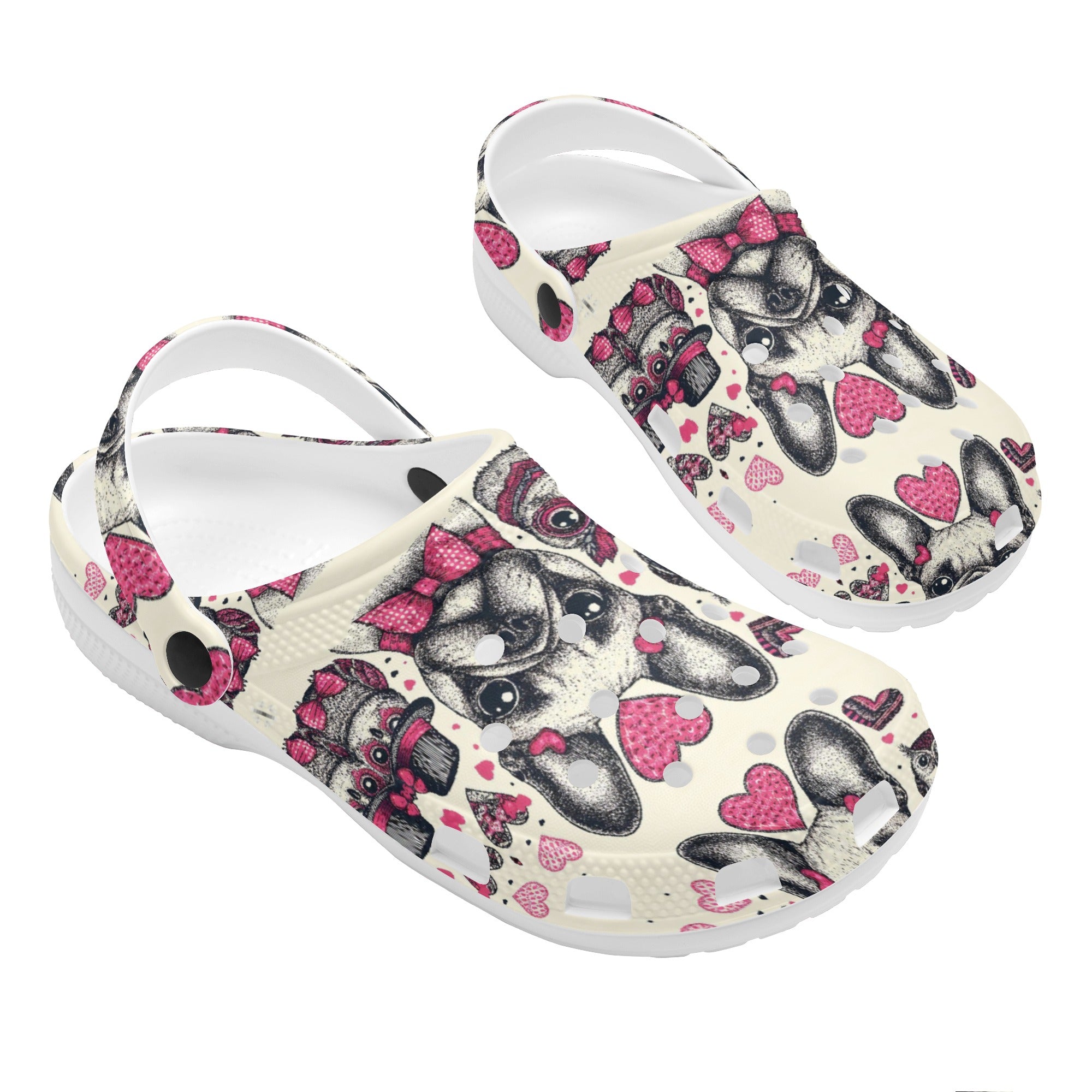 Kona - Unisex Clogs for French Bulldog Owners and Fans for Frenchies-fadou