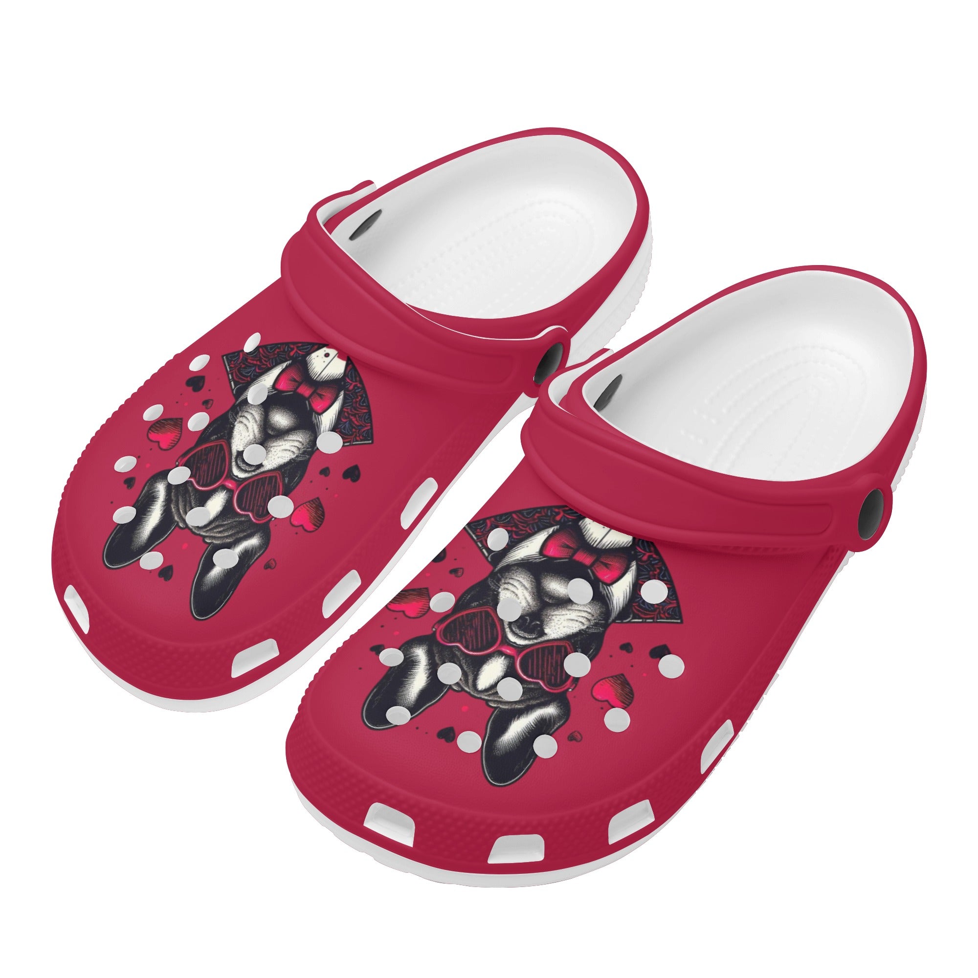Juno - Unisex Clogs for French Bulldog Owners and Fans for Frenchies-fadou