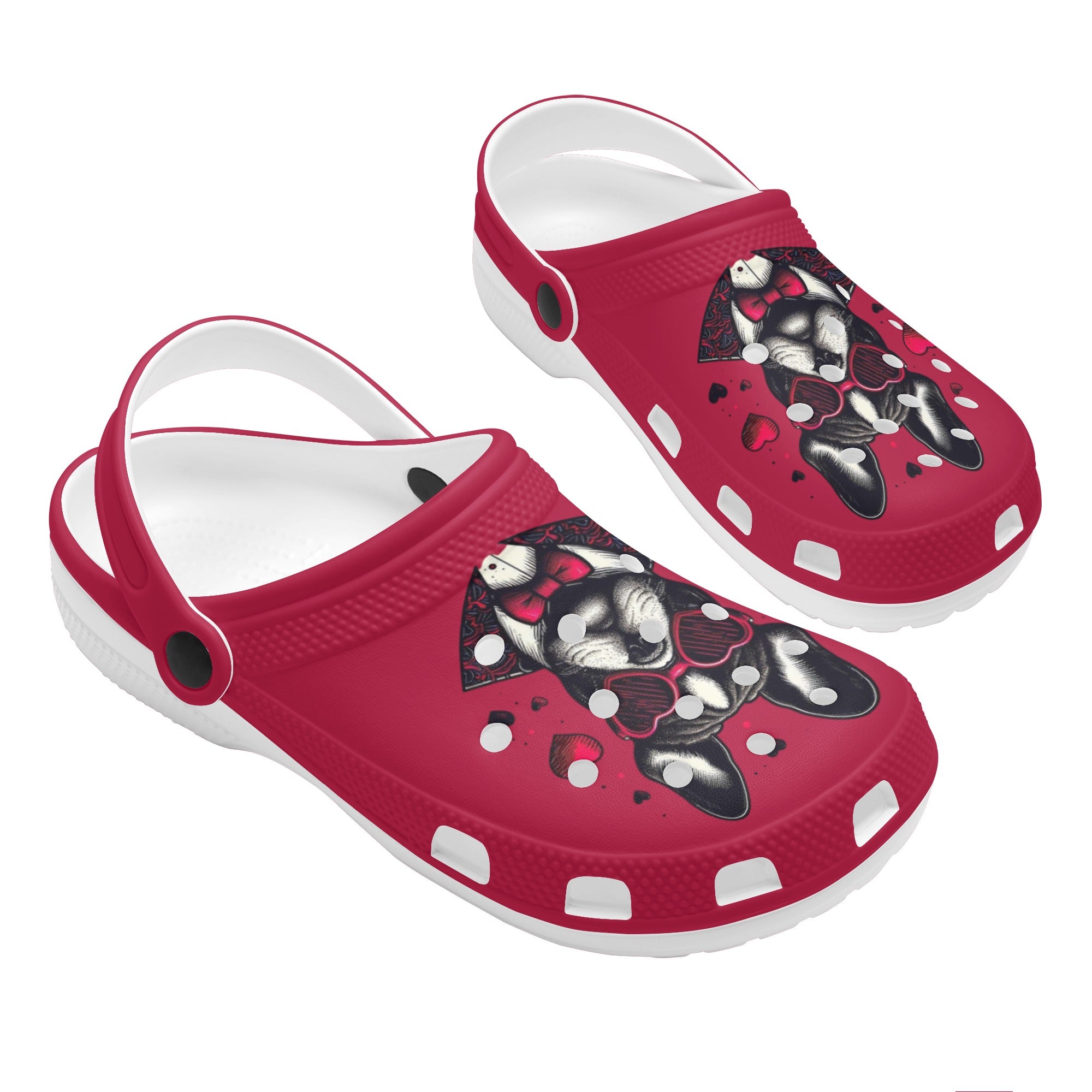 Juno - Unisex Clogs for French Bulldog Owners and Fans for Frenchies-fadou