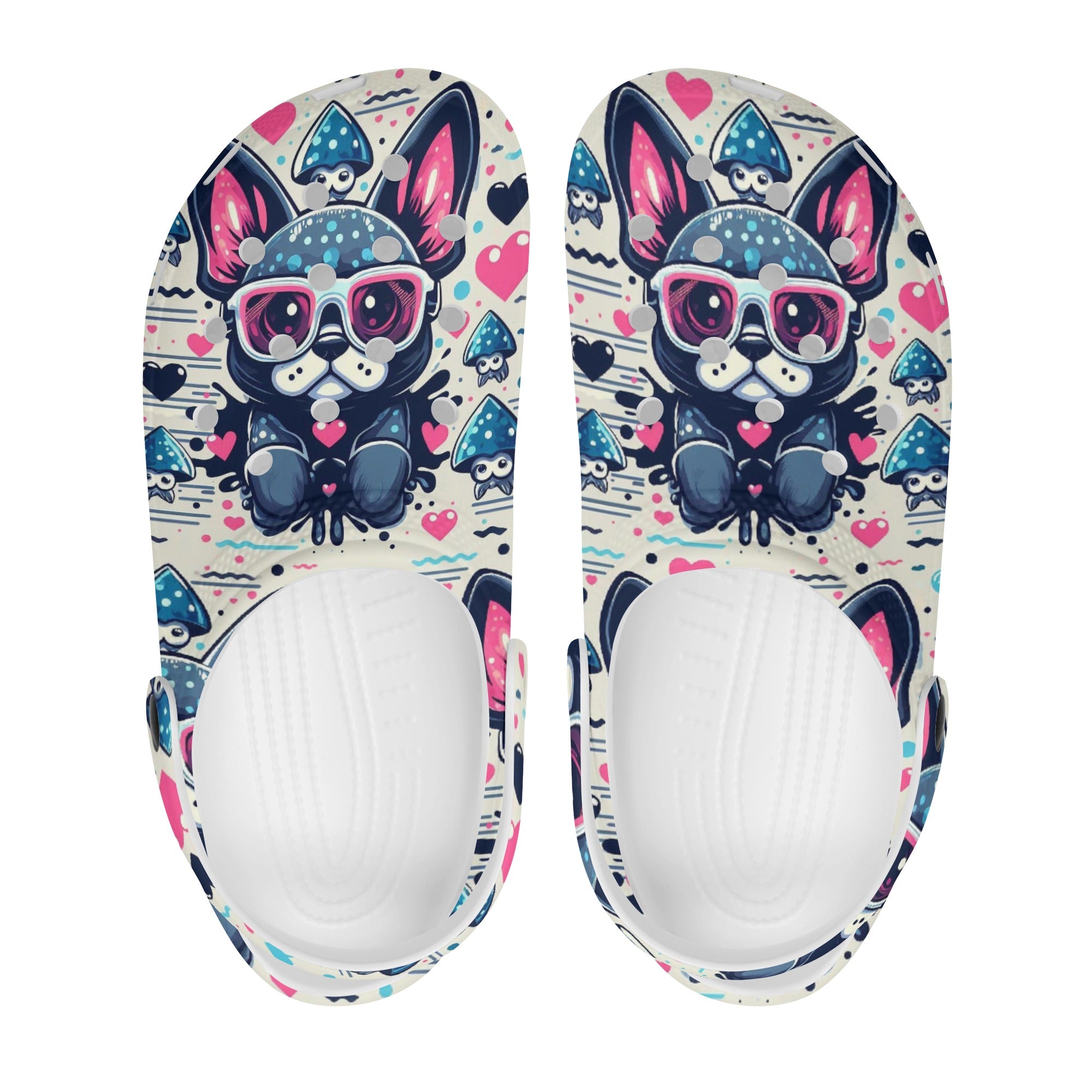 Hazel - Unisex Clogs for French Bulldog Owners and Fans-fadou