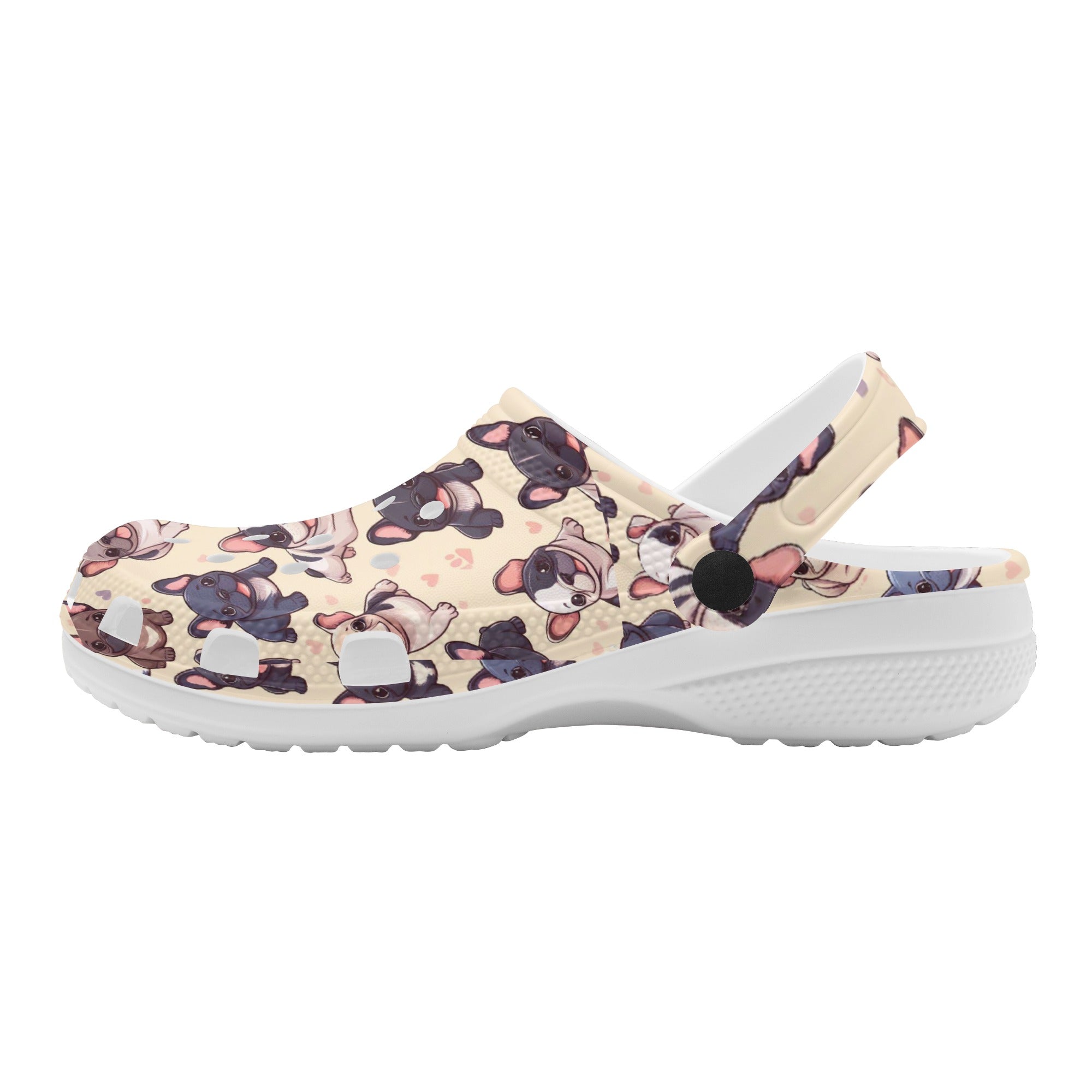 Paisley - Unisex Clogs for French Bulldog Owners and Fans-fadou