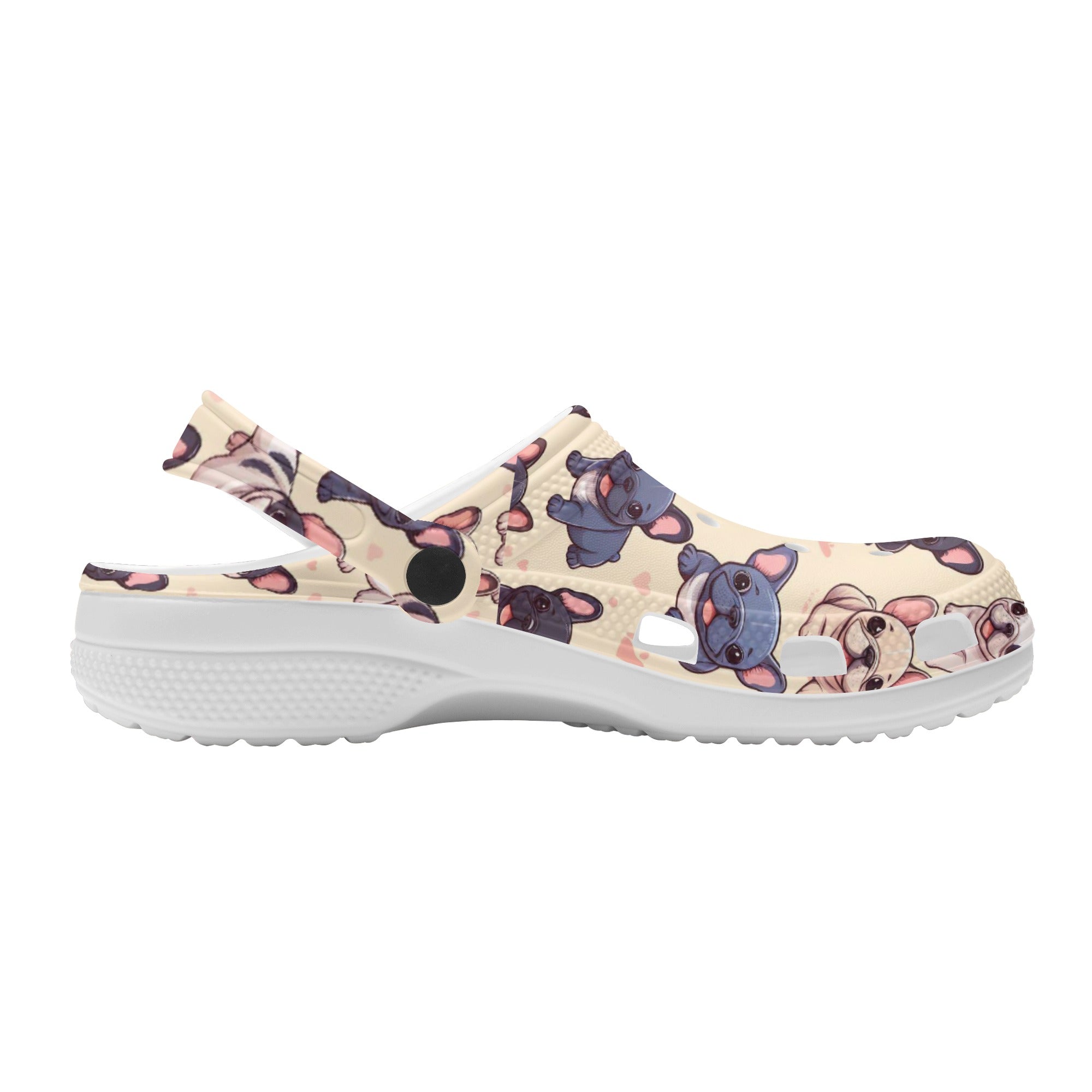 Paisley - Unisex Clogs for French Bulldog Owners and Fans-fadou