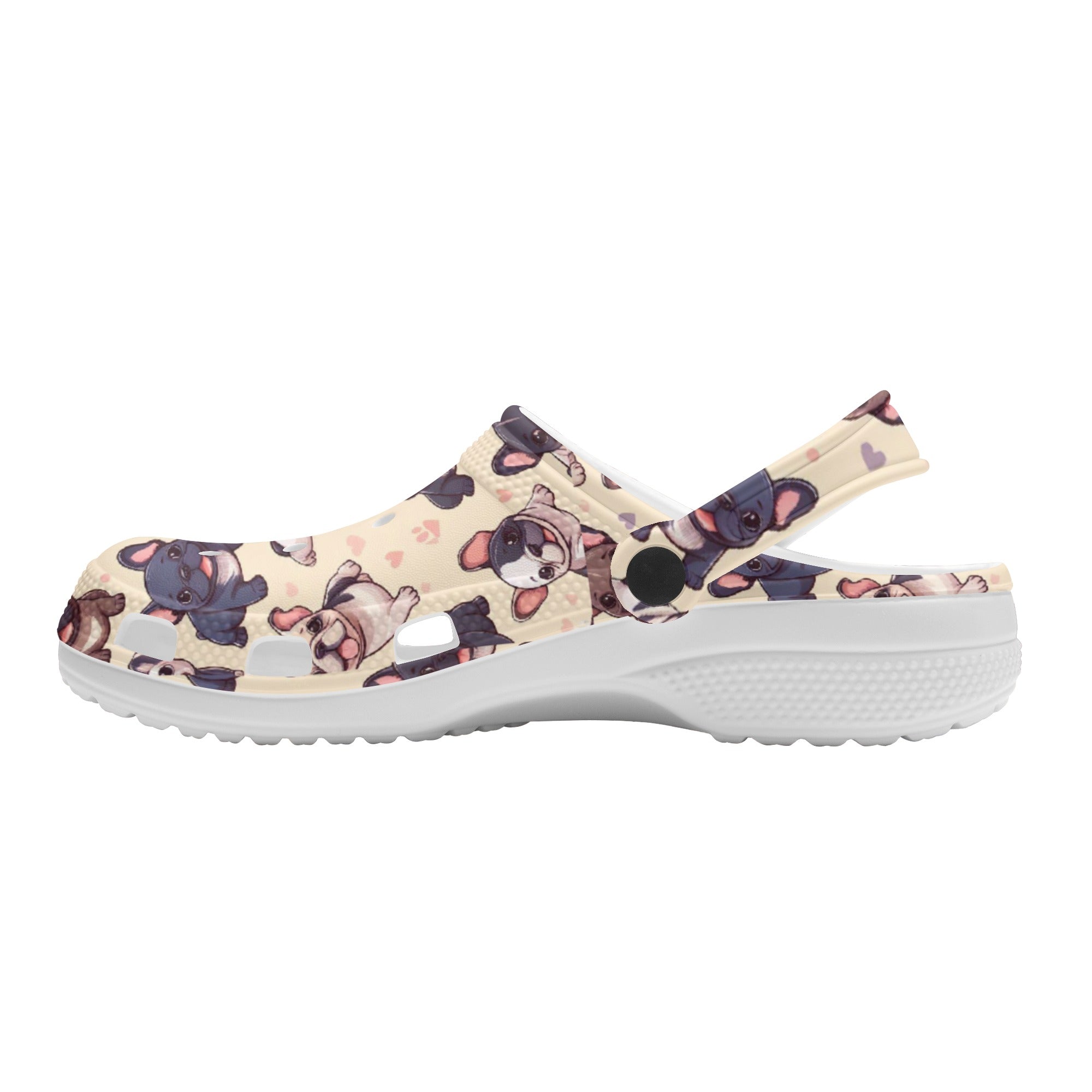 Paisley - Unisex Clogs for French Bulldog Owners and Fans-fadou
