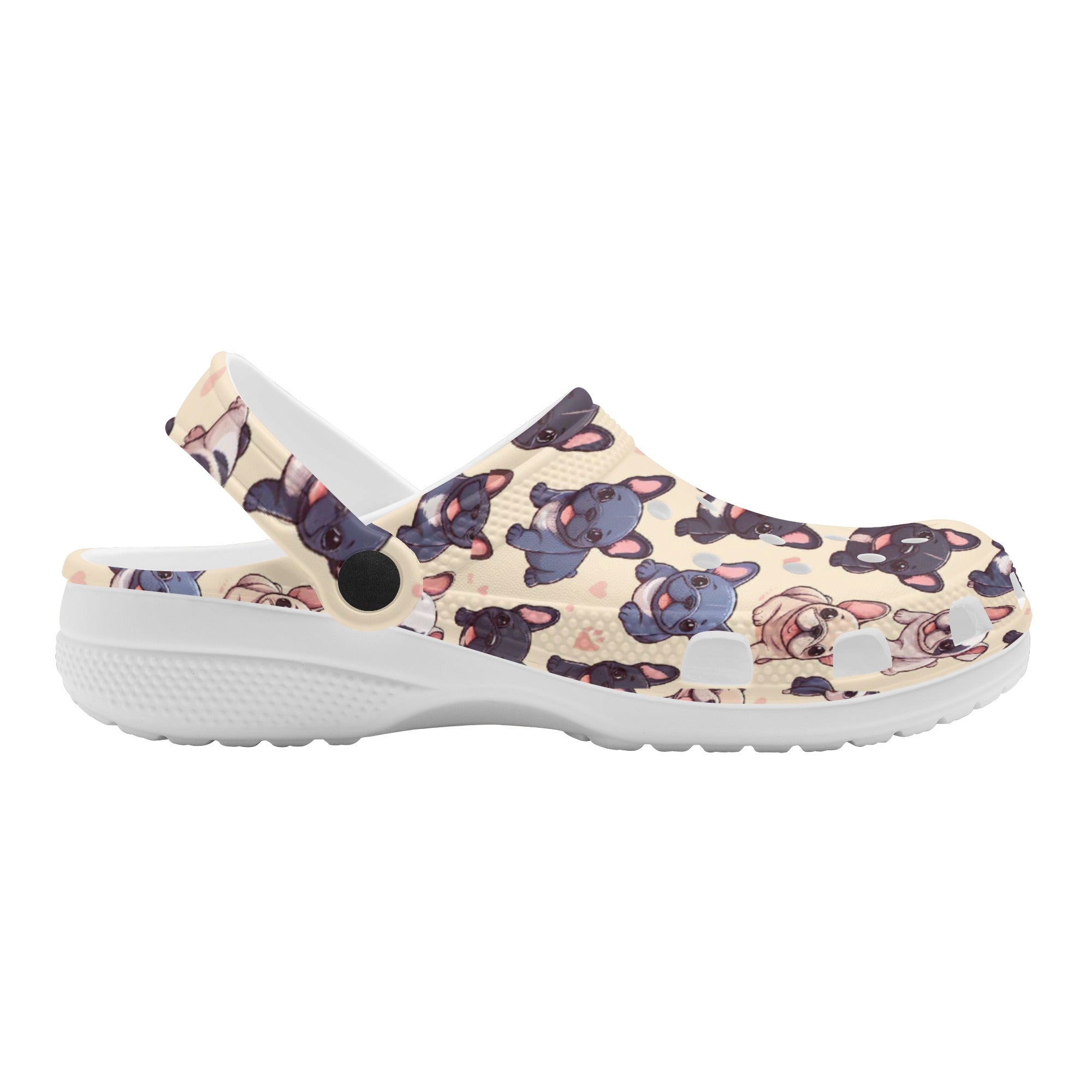 Paisley - Unisex Clogs for French Bulldog Owners and Fans-fadou