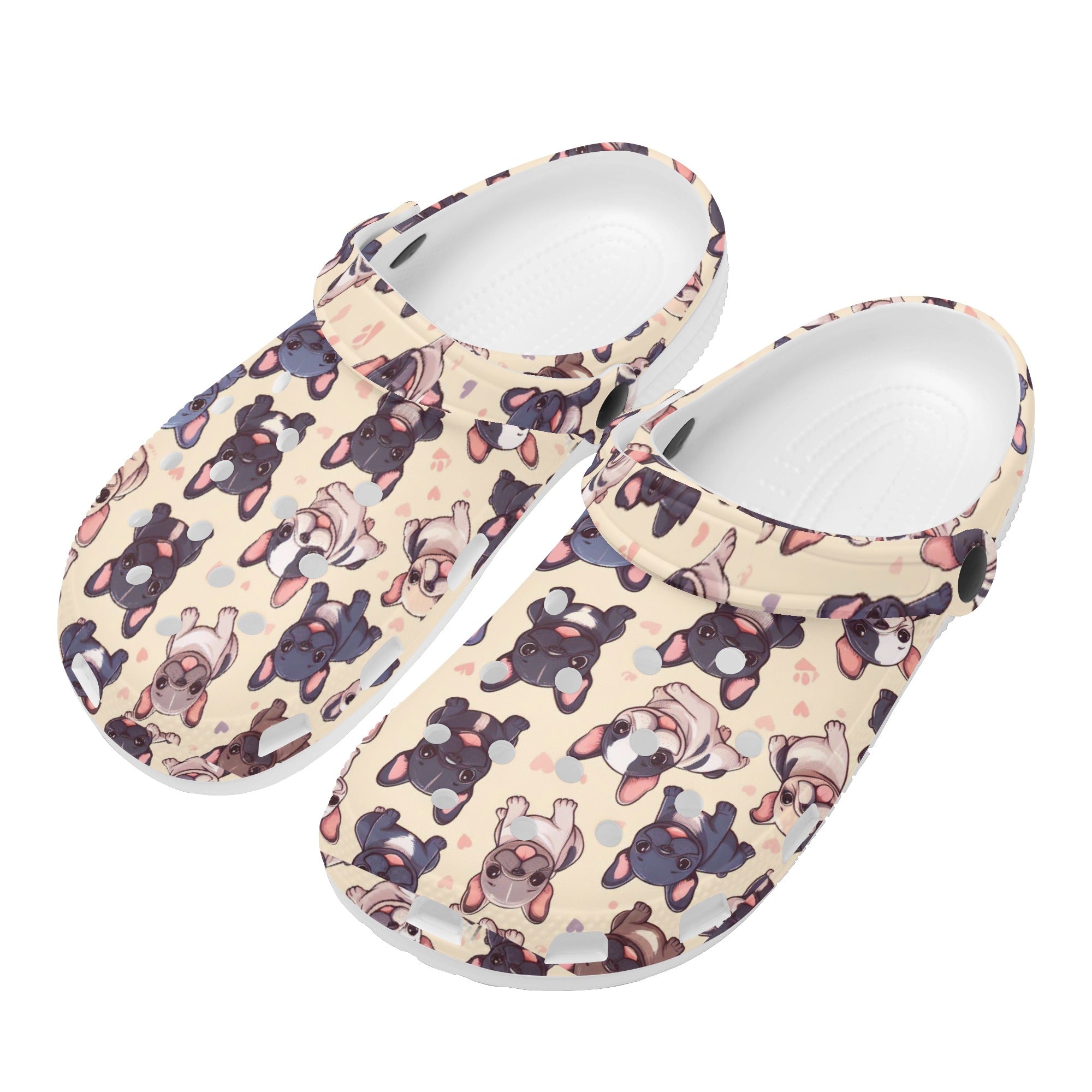 Paisley - Unisex Clogs for French Bulldog Owners and Fans-fadou