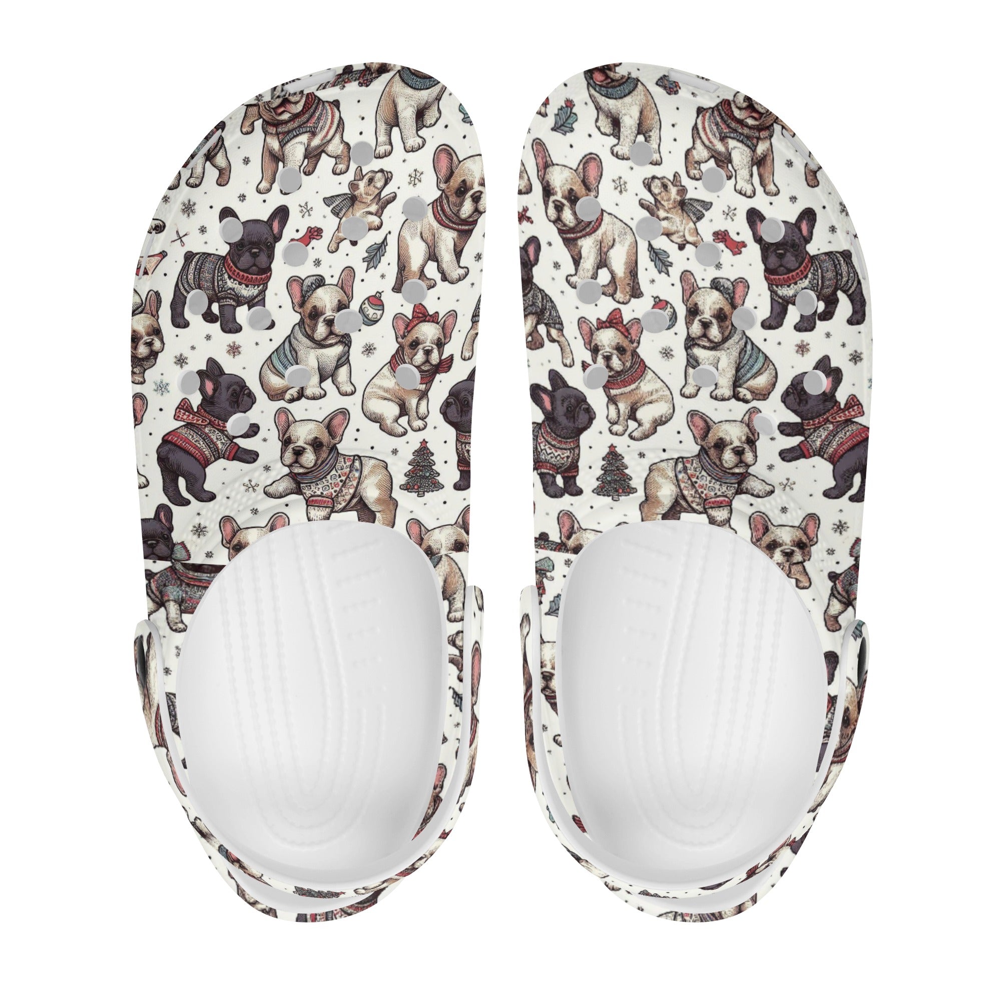 Lady - Unisex Clogs for French Bulldog Owners and Fans for Frenchies-fadou