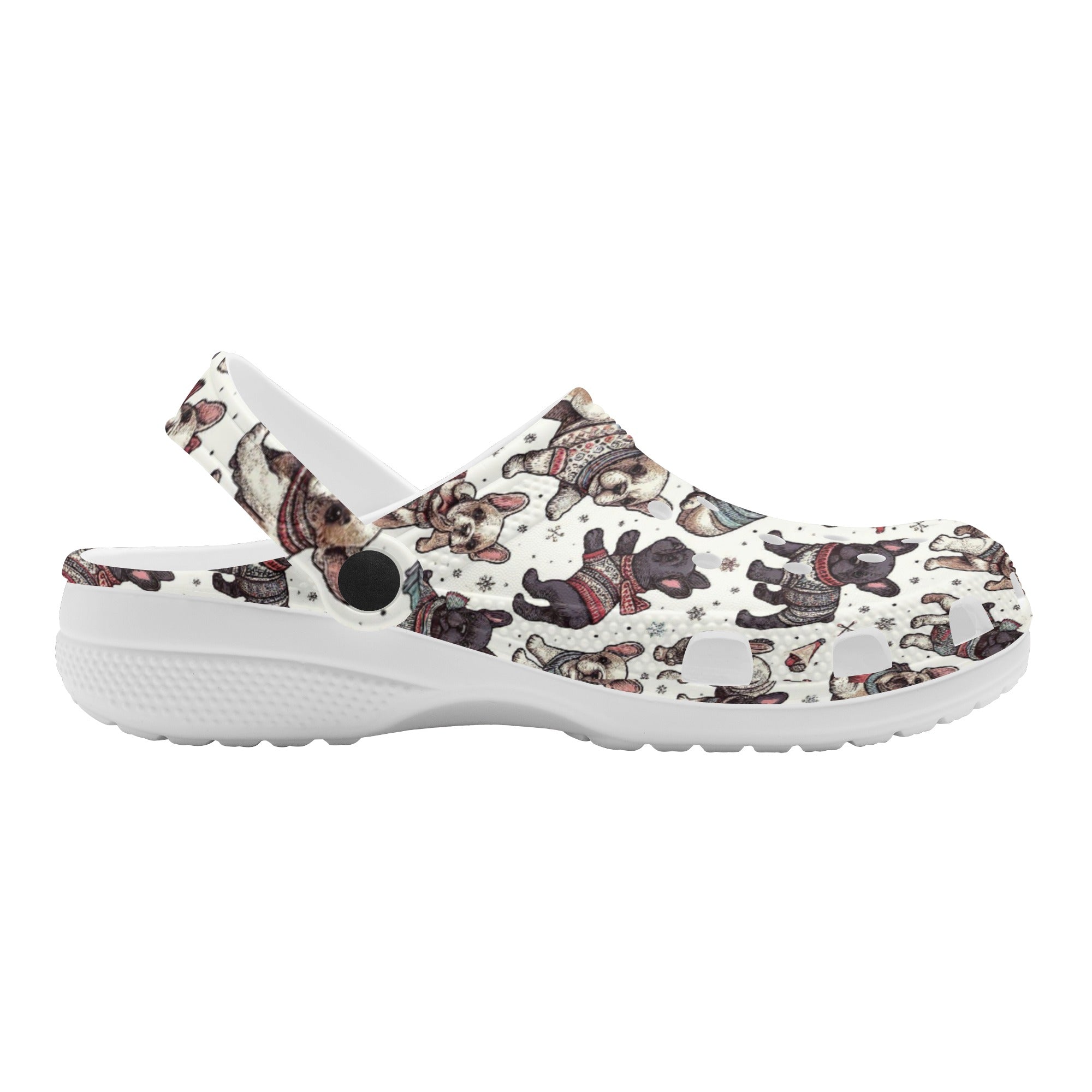 Lady - Unisex Clogs for French Bulldog Owners and Fans for Frenchies-fadou