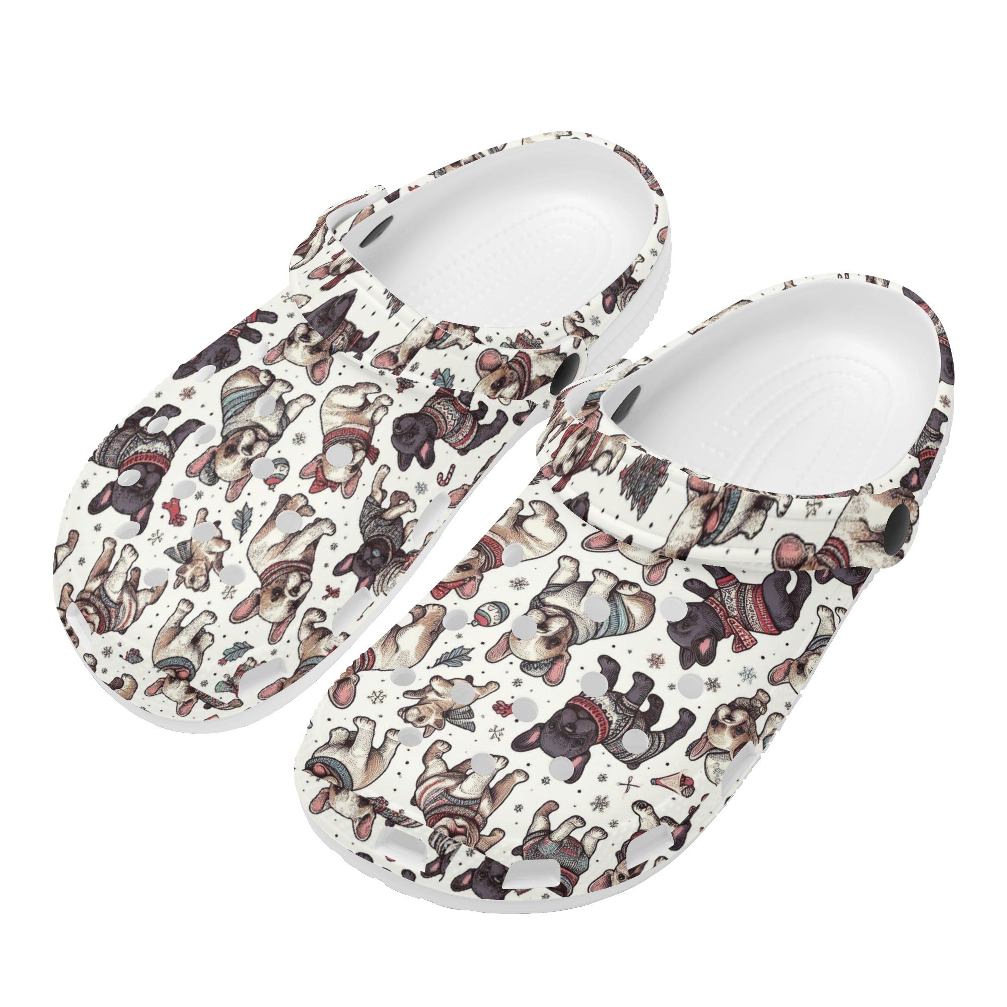 Lady - Unisex Clogs for French Bulldog Owners and Fans for Frenchies-fadou