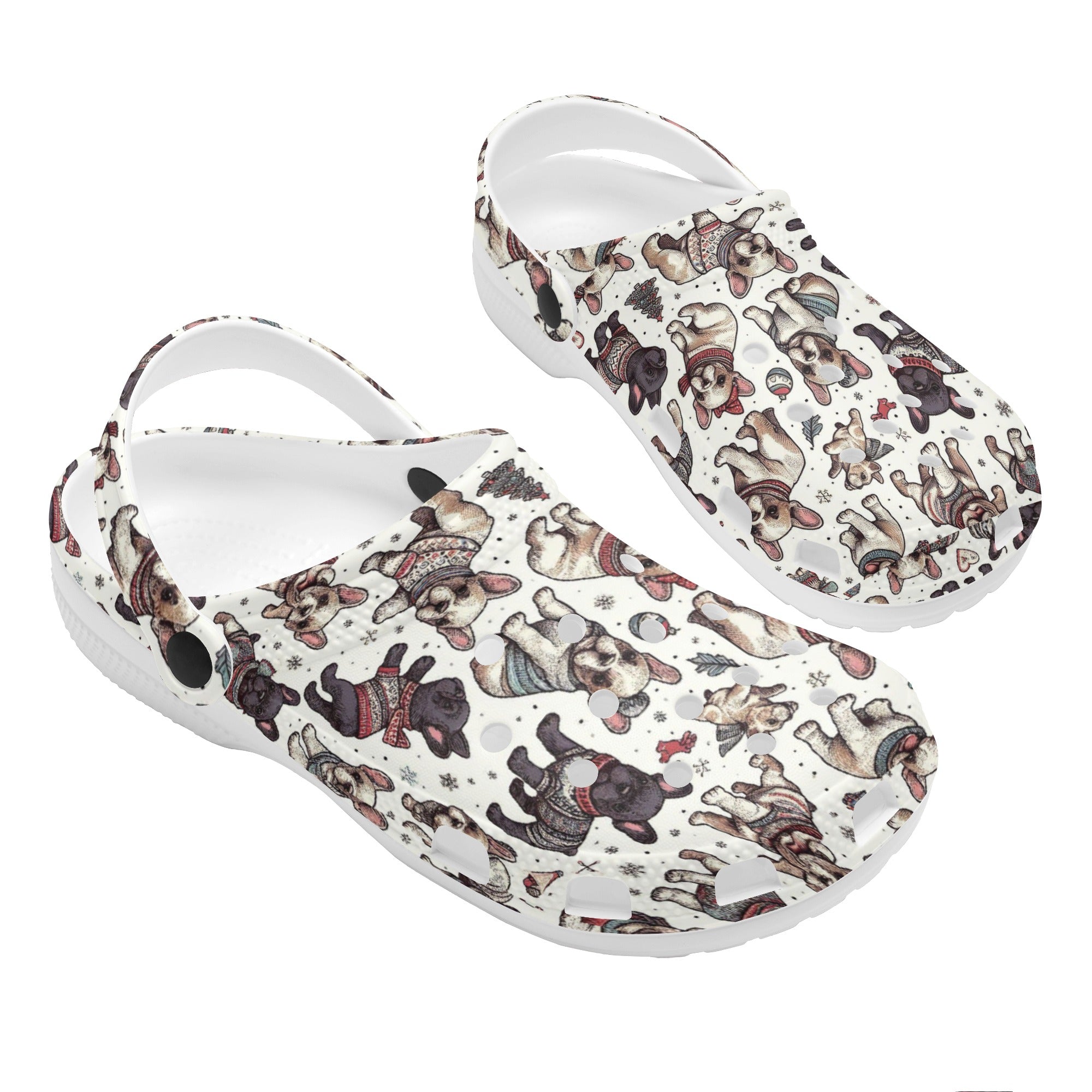 Lady - Unisex Clogs for French Bulldog Owners and Fans for Frenchies-fadou