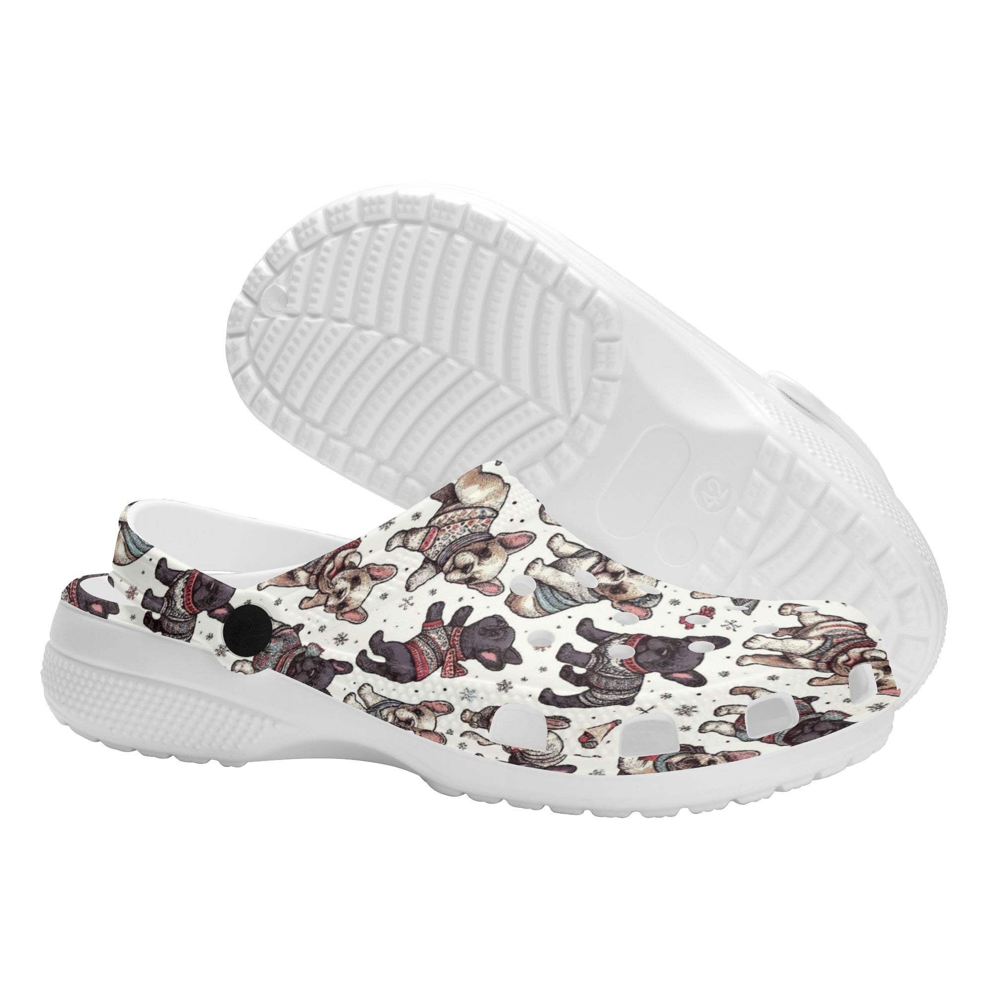 Lady - Unisex Clogs for French Bulldog Owners and Fans for Frenchies-fadou