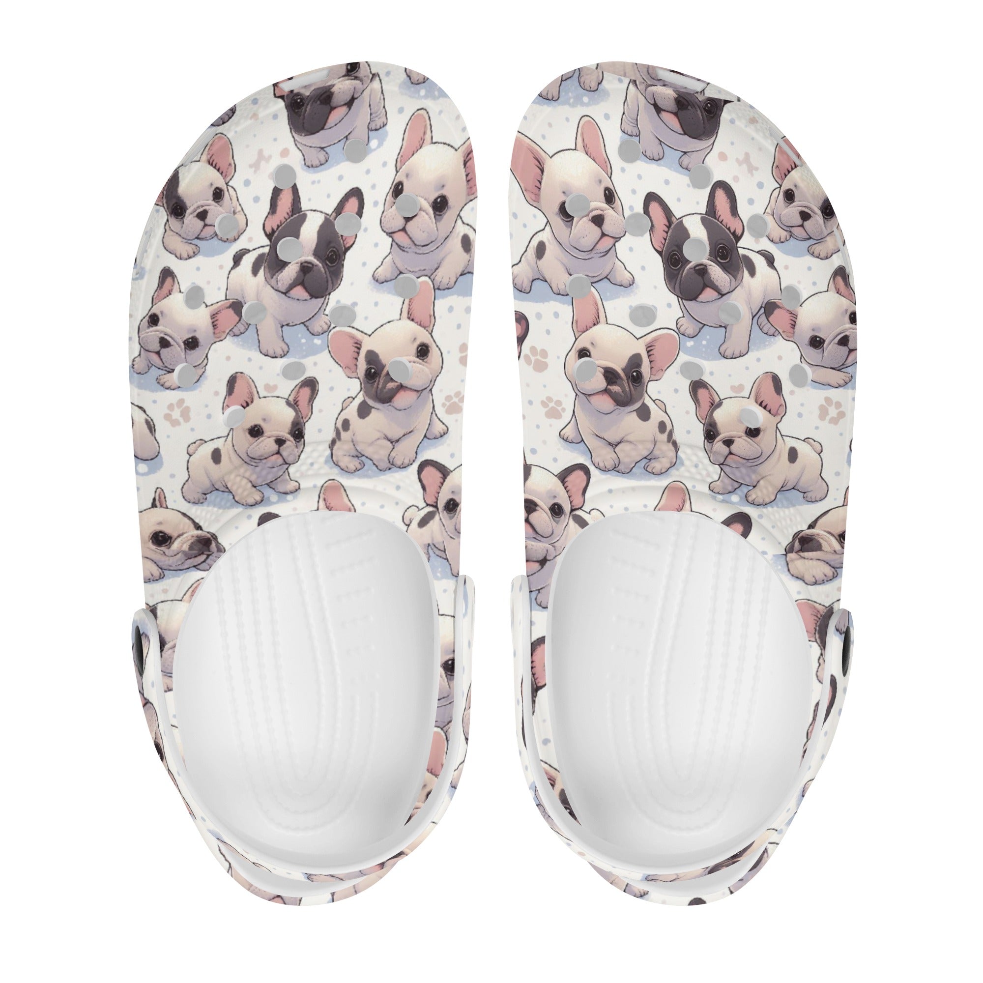 Lola - Unisex Clogs for French Bulldog Owners and Fans for Frenchies-fadou