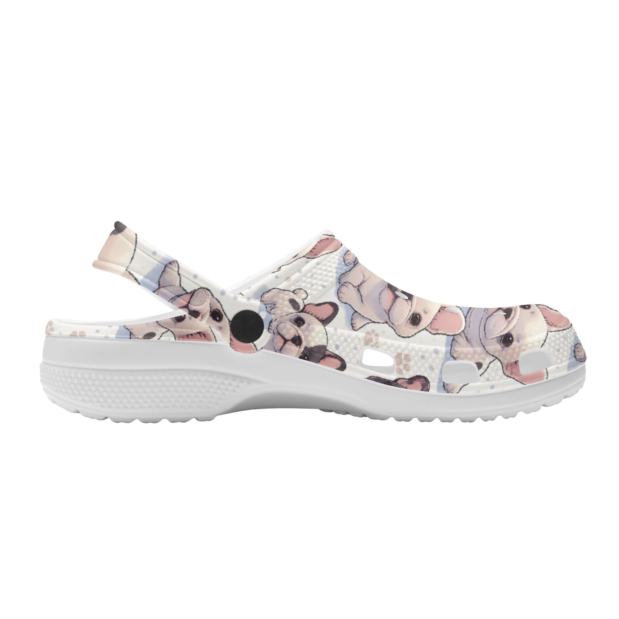 Lola - Unisex Clogs for French Bulldog Owners and Fans for Frenchies-fadou