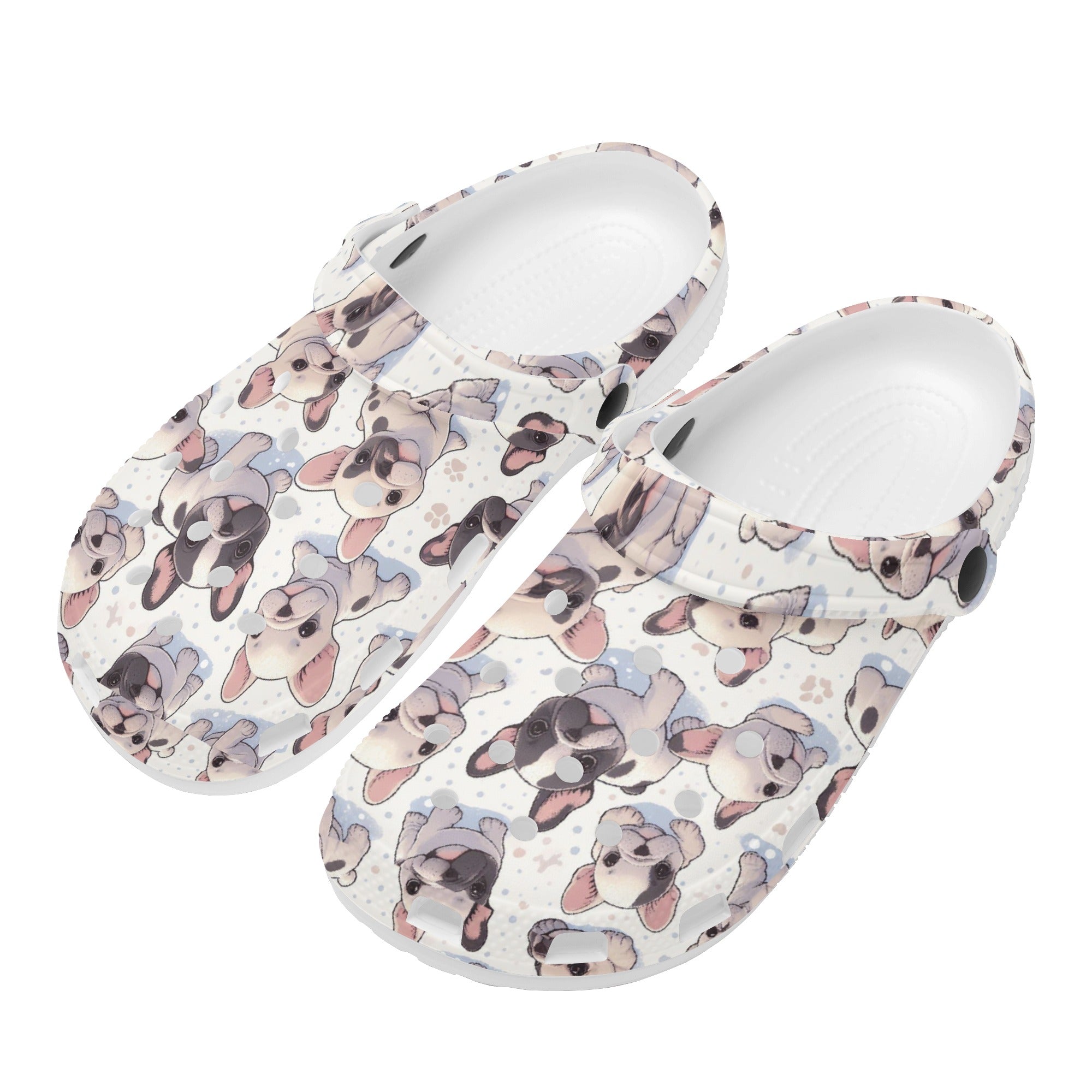 Lola - Unisex Clogs for French Bulldog Owners and Fans for Frenchies-fadou