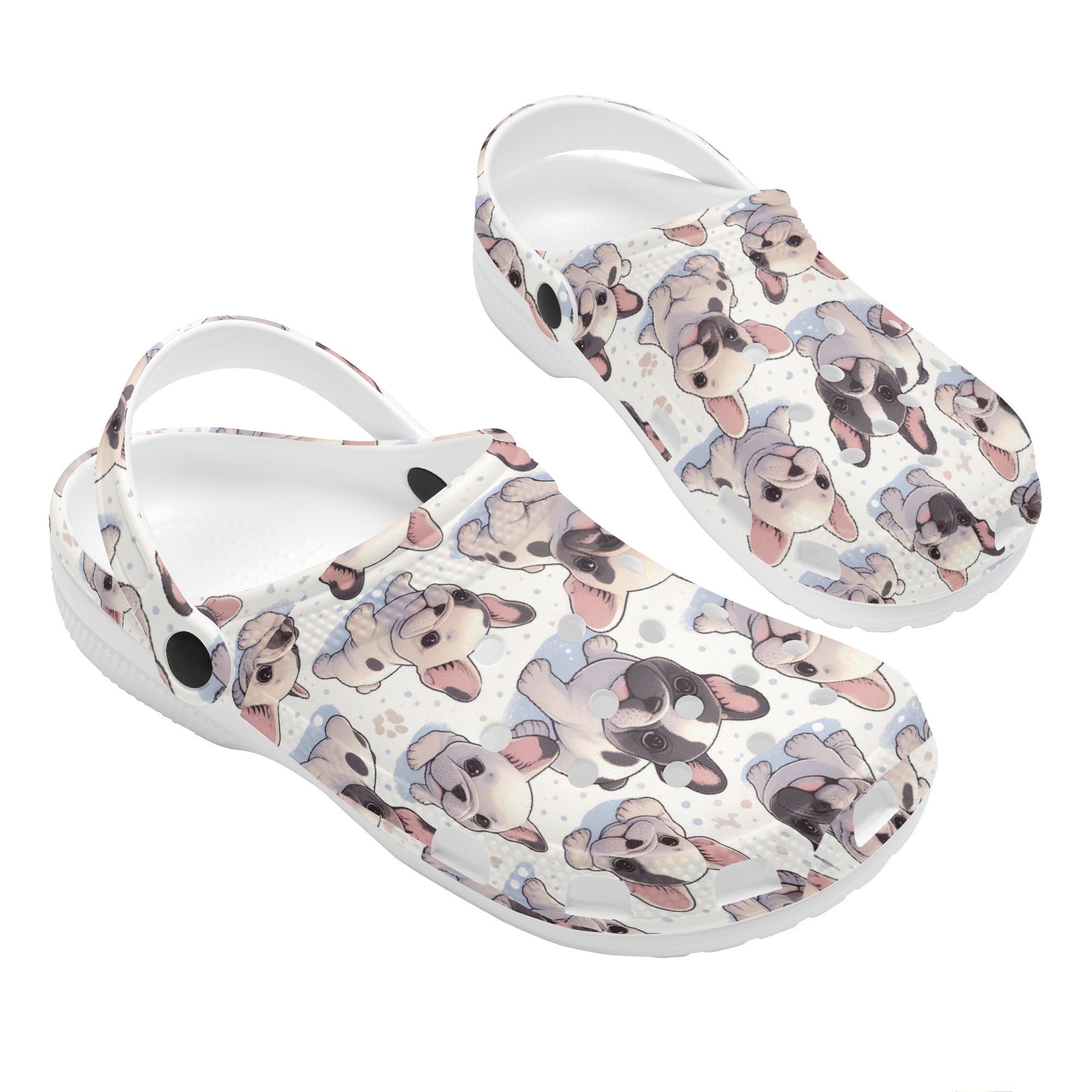 Lola - Unisex Clogs for French Bulldog Owners and Fans for Frenchies-fadou