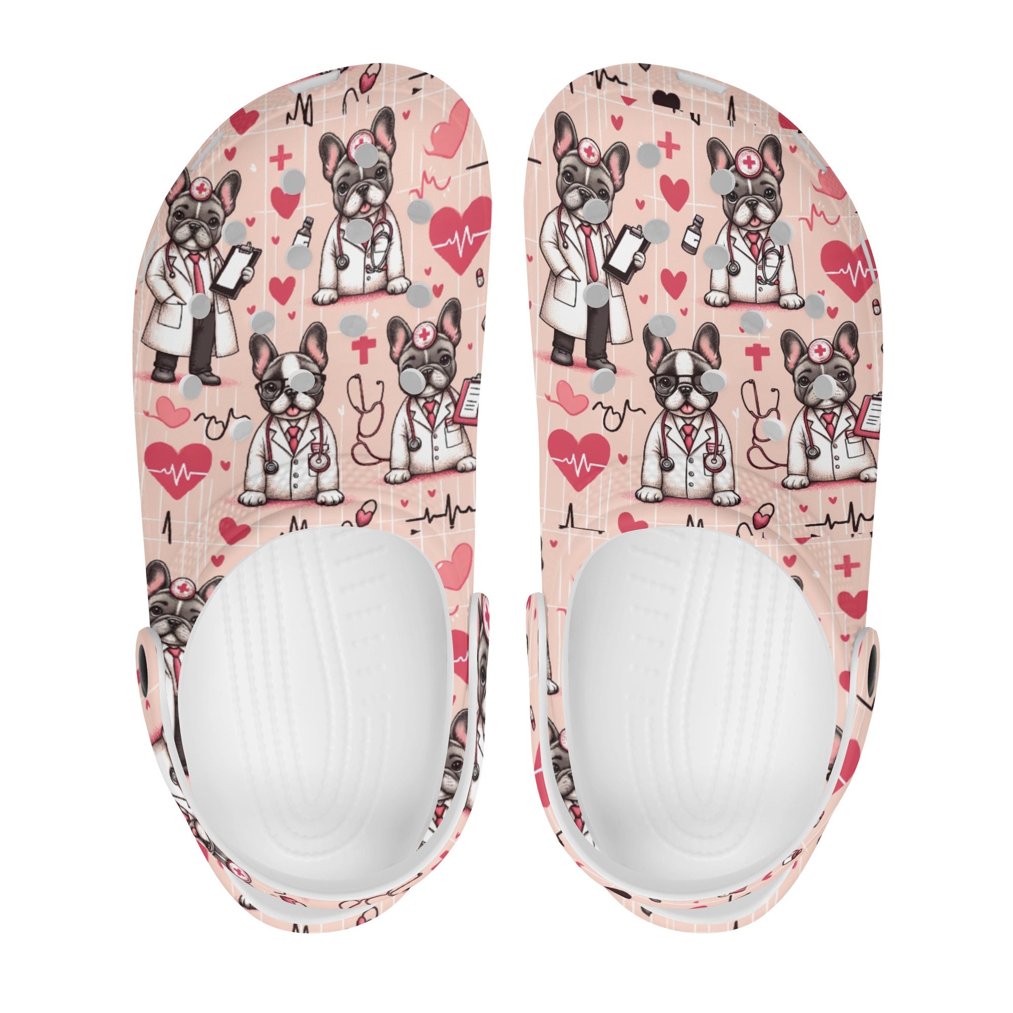 Roxy - Unisex Clogs for French Bulldog Owners and Fans for Frenchies-fadou