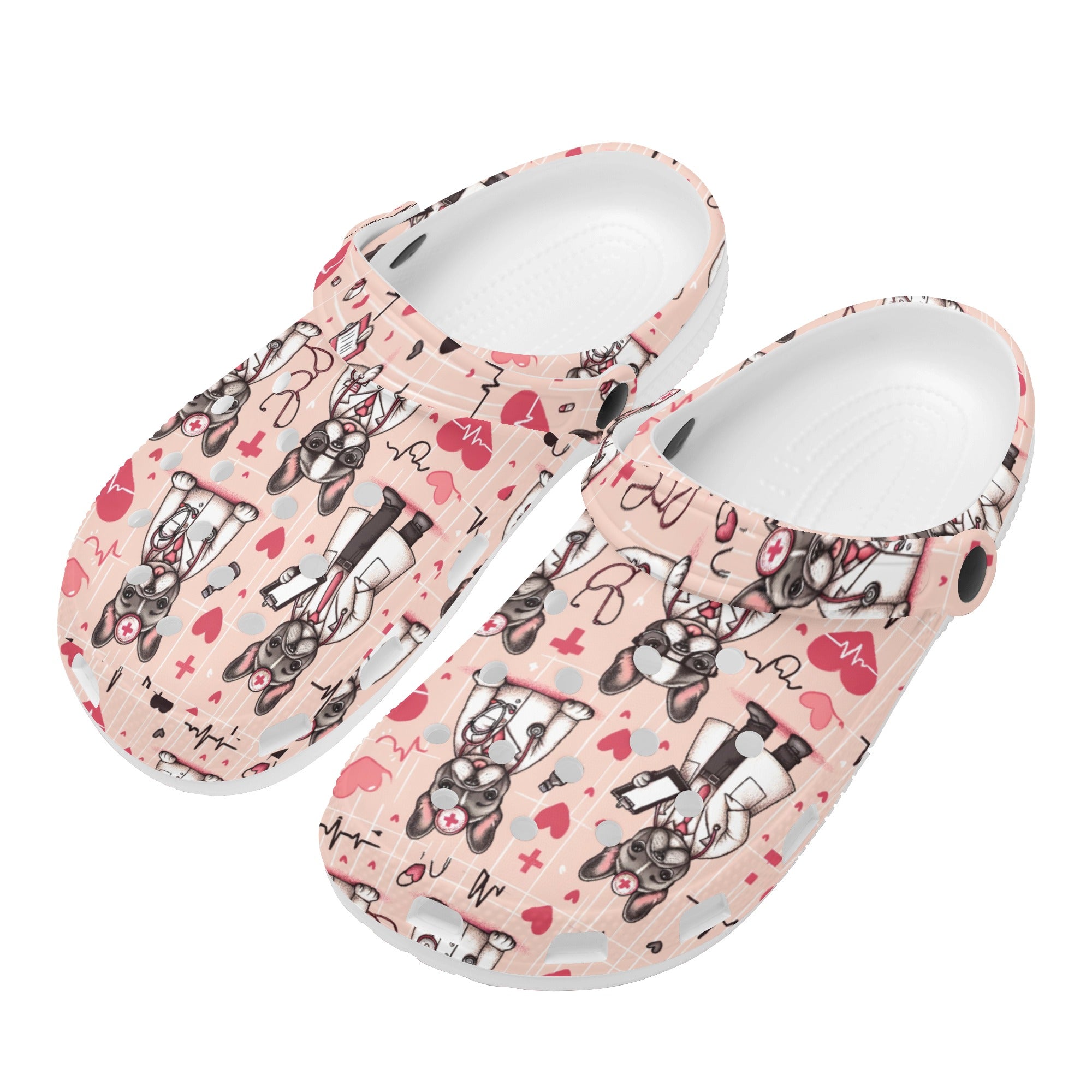 Roxy - Unisex Clogs for French Bulldog Owners and Fans for Frenchies-fadou