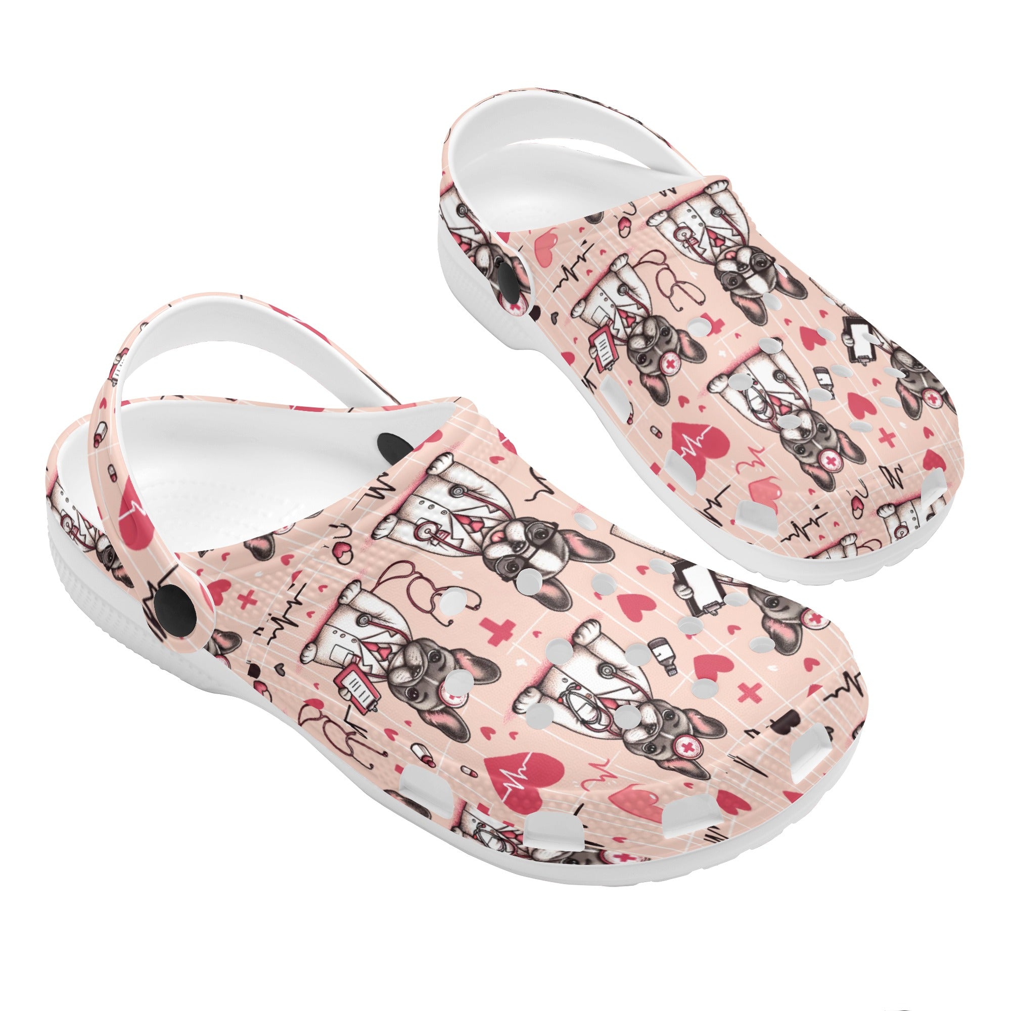 Roxy - Unisex Clogs for French Bulldog Owners and Fans for Frenchies-fadou