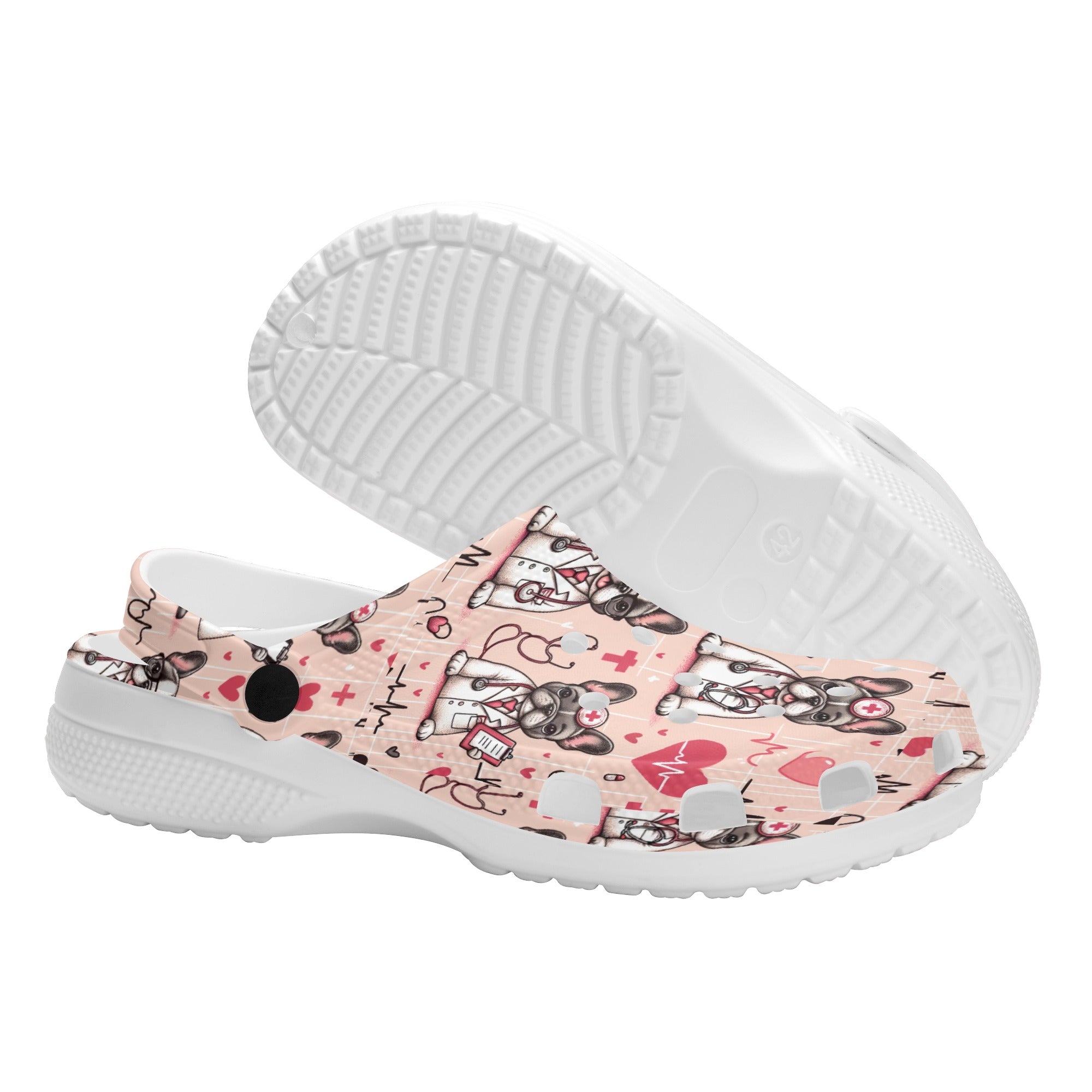 Roxy - Unisex Clogs for French Bulldog Owners and Fans for Frenchies-fadou